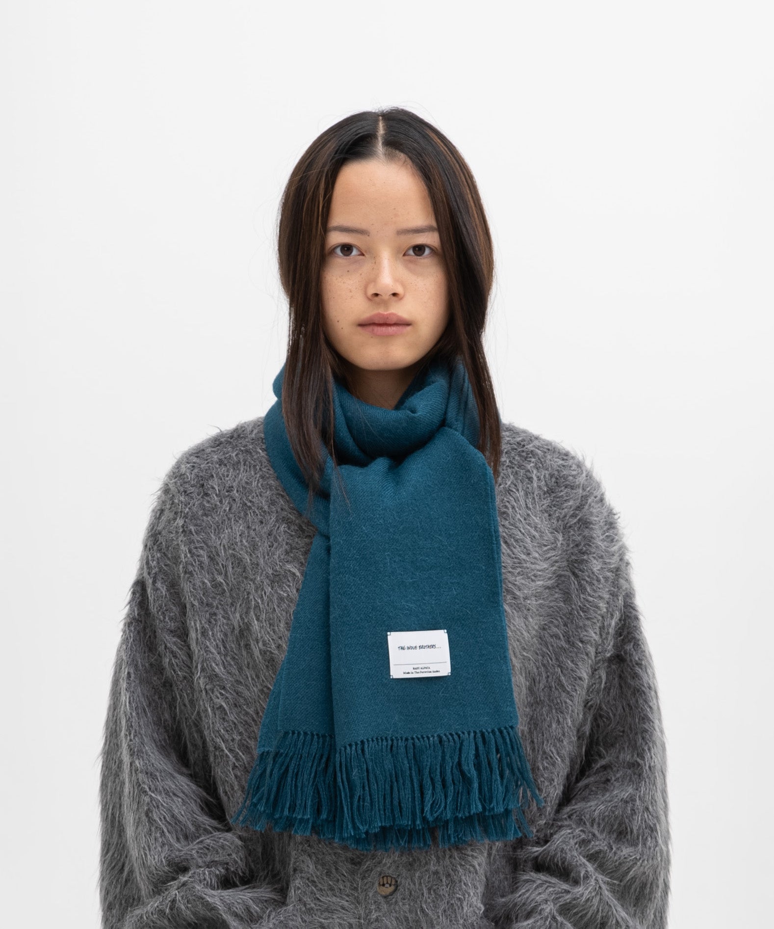 スノーピーク イノウエブラザーズ 　Large Stole ストール　グリーン Non Brushed Large Stole – The Inoue Brothers