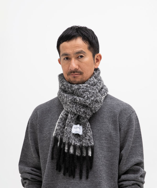 Two Colour Woolly Scarf