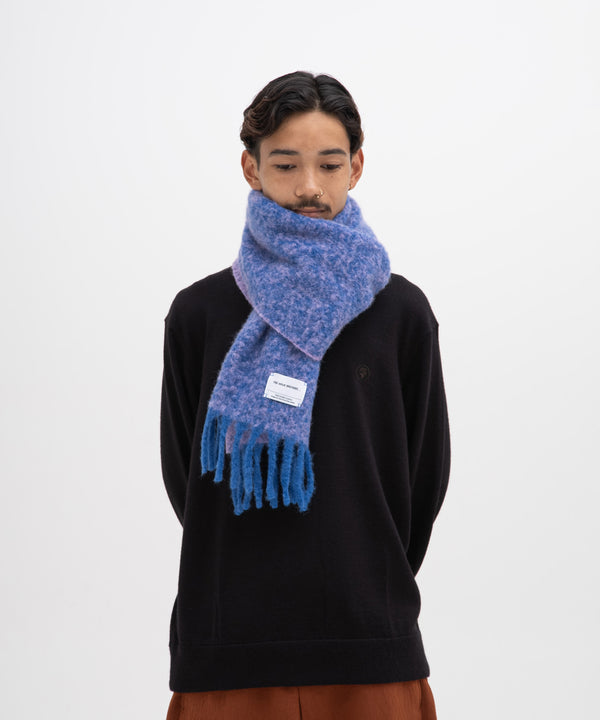 Two Colour Woolly Scarf