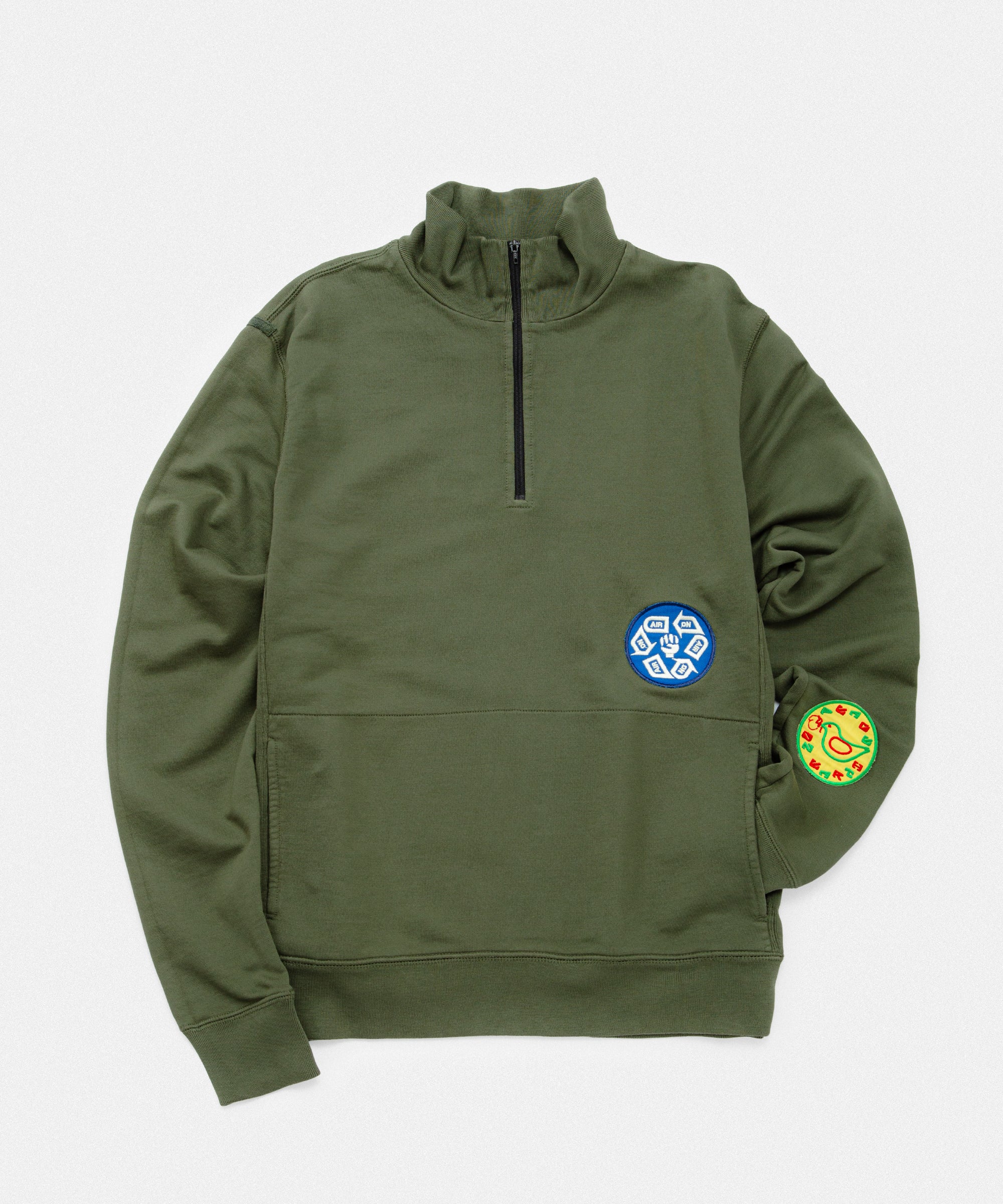 Upcycled Funnel Neck Sweat / ON AIR