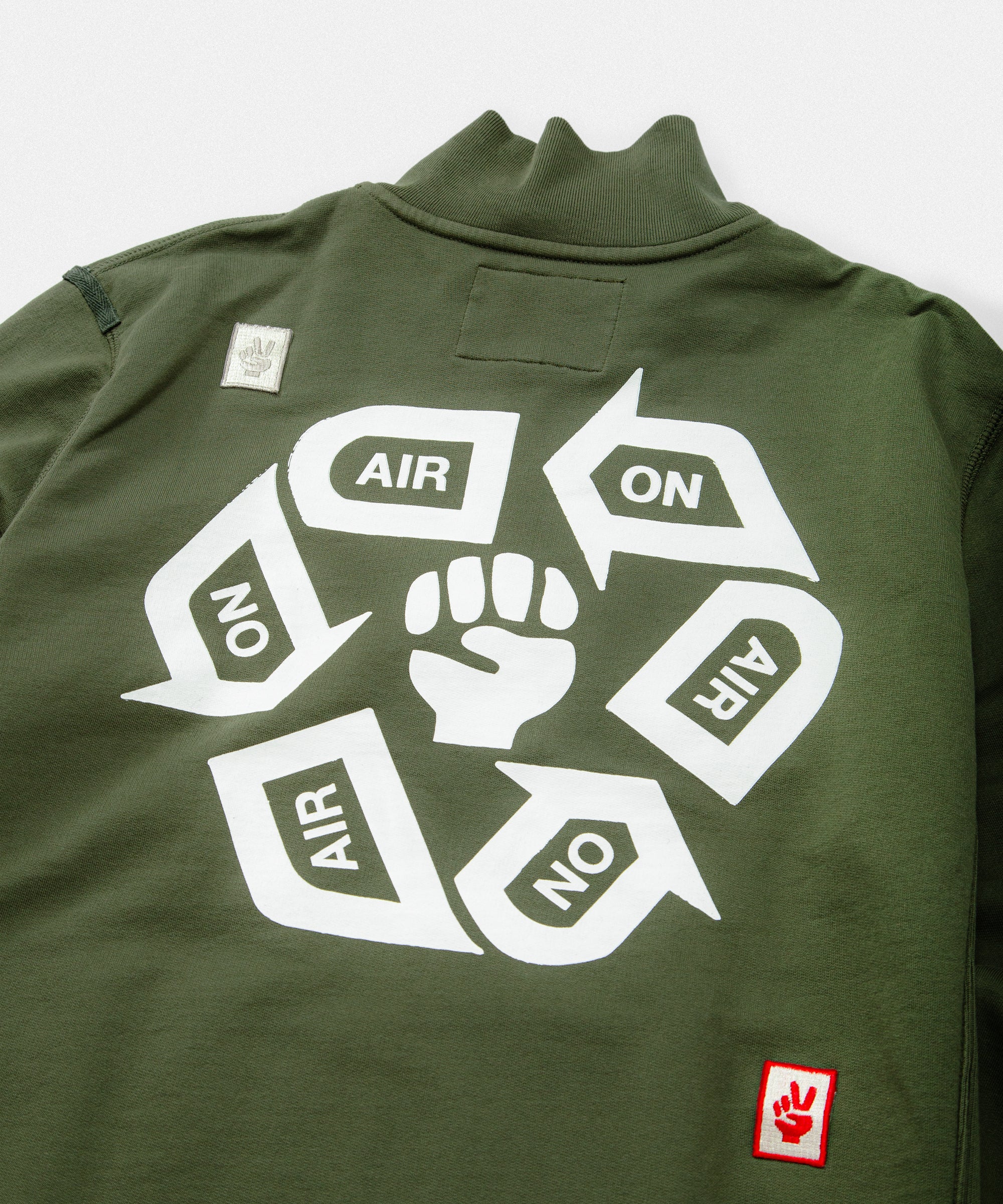 Upcycled Funnel Neck Sweat / ON AIR