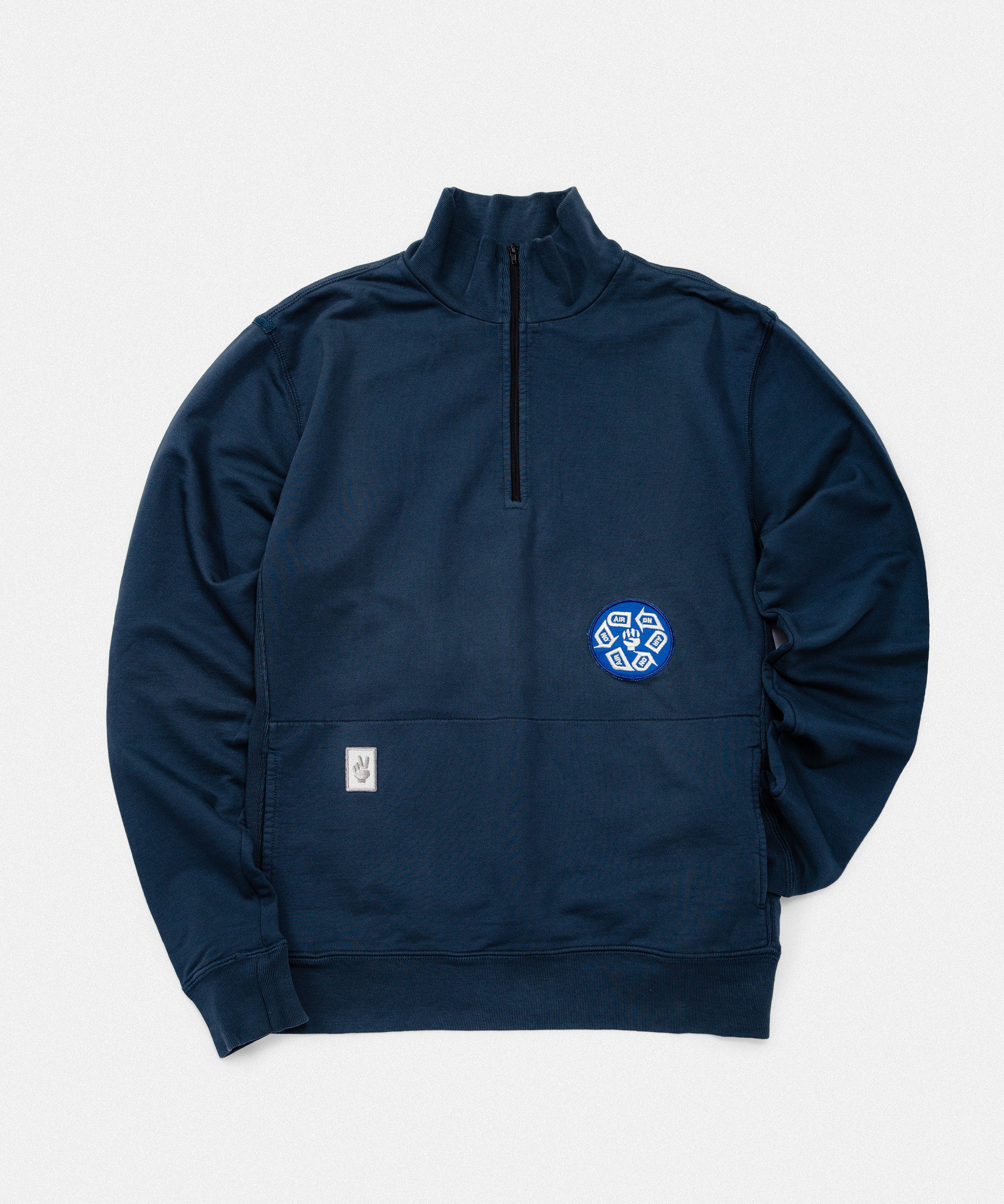 Upcycled Funnel Neck Sweat / ON AIR