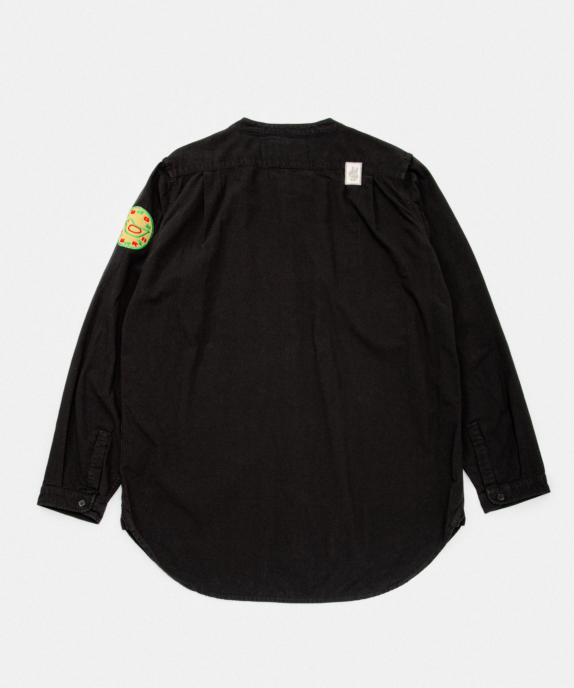 Upcycled Band Collar Shirt / ON AIR