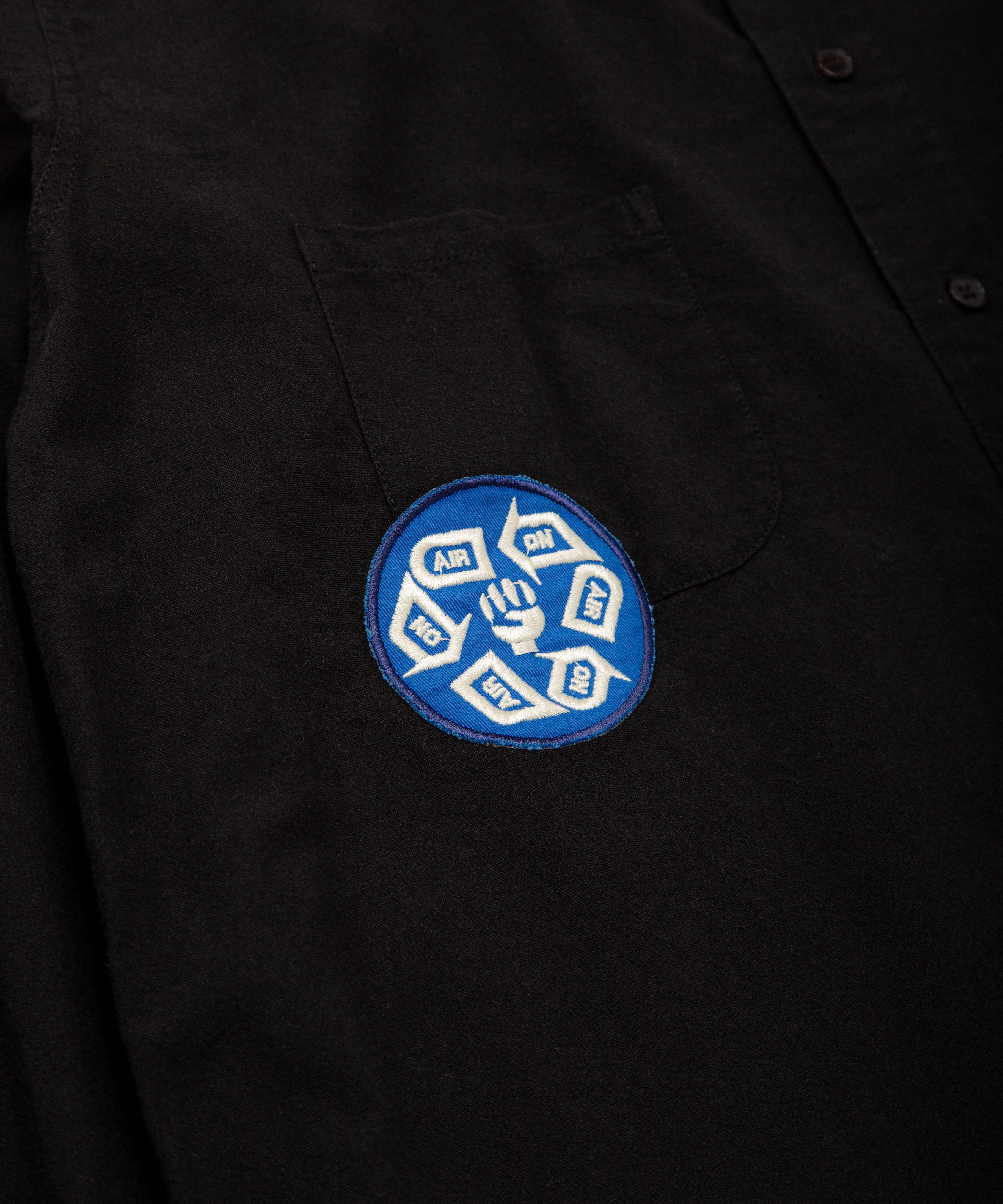 Upcycled Band Collar Shirt / ON AIR