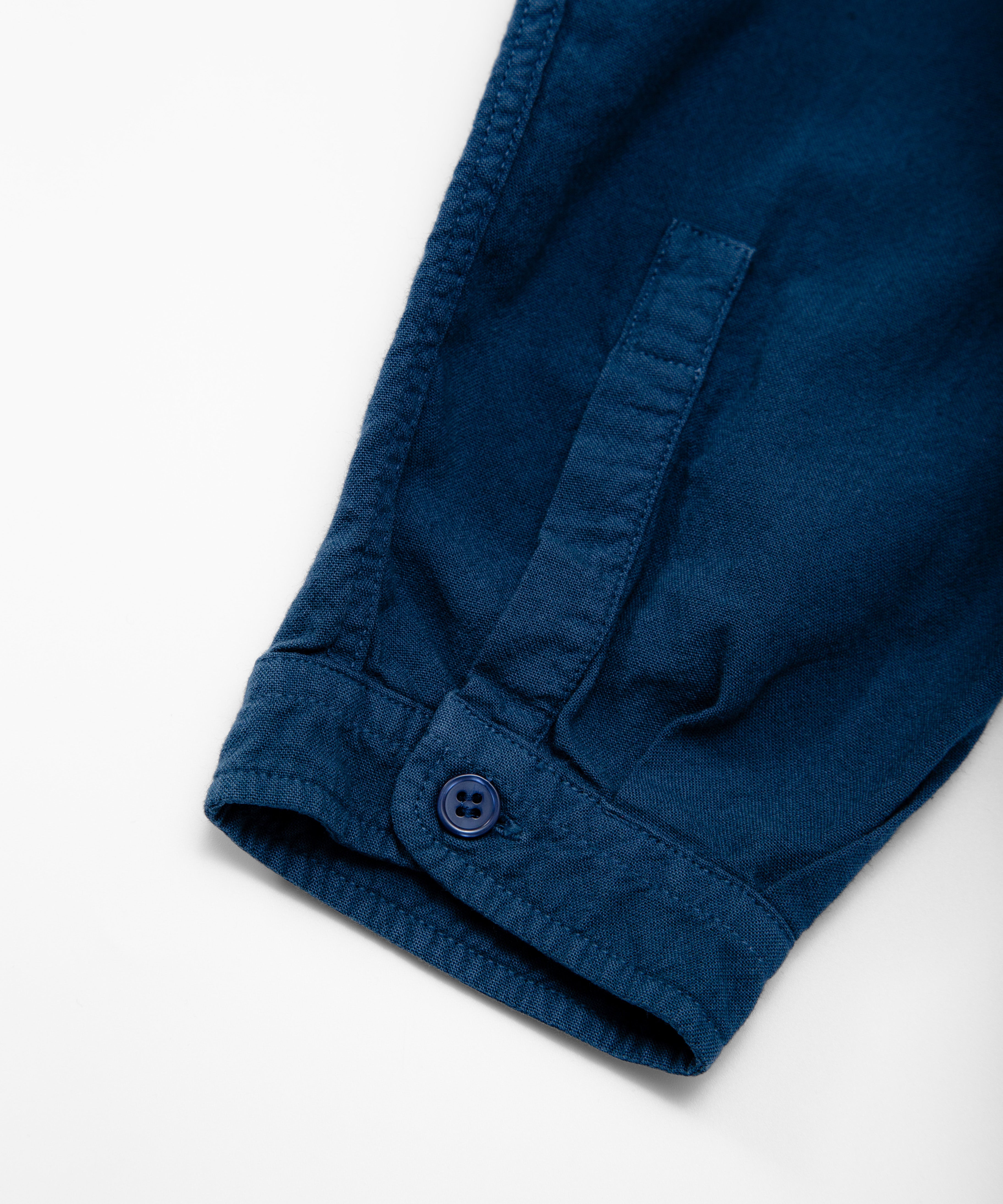 Upcycled Band Collar Shirt / ON AIR