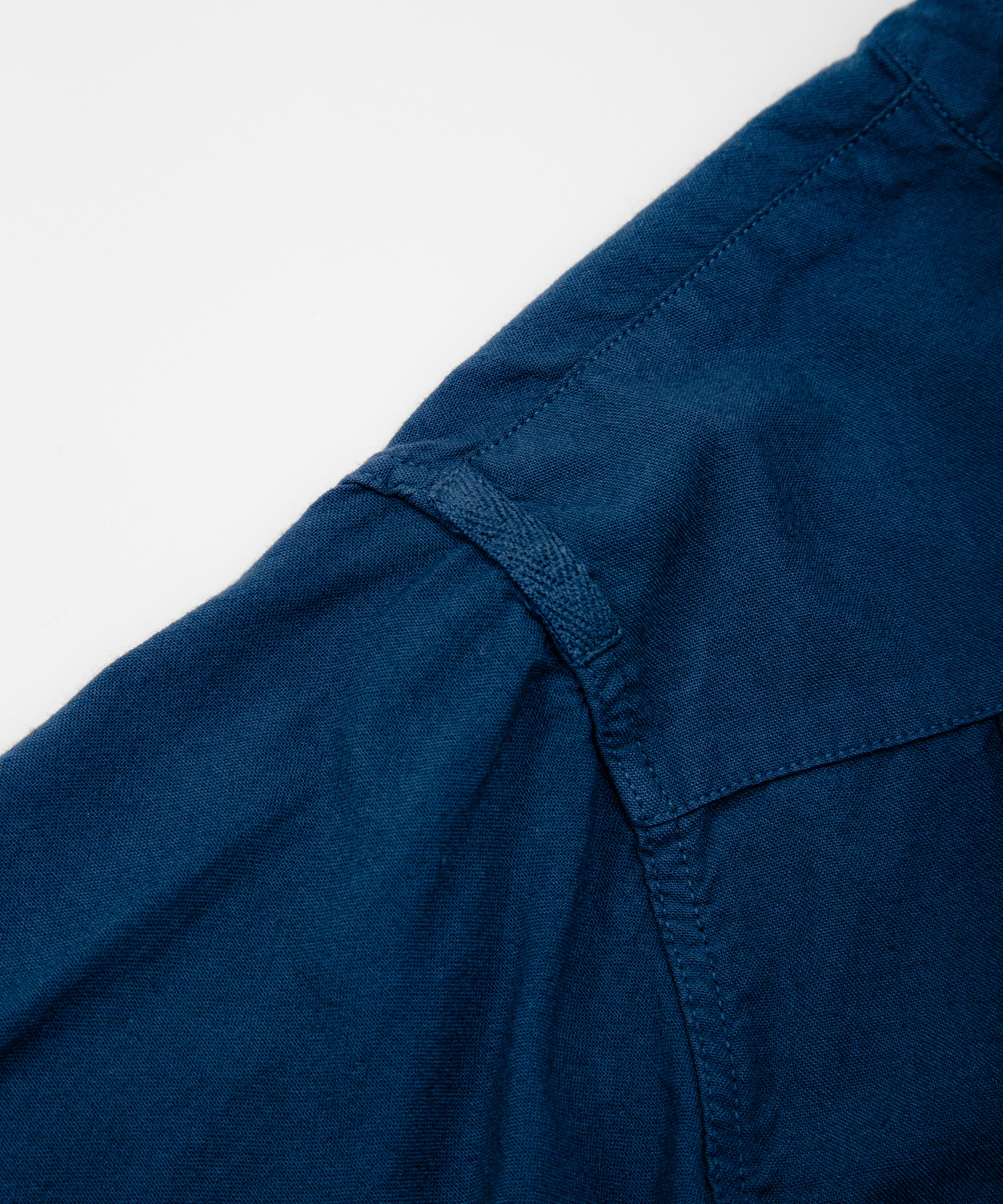 Upcycled Band Collar Shirt / ON AIR