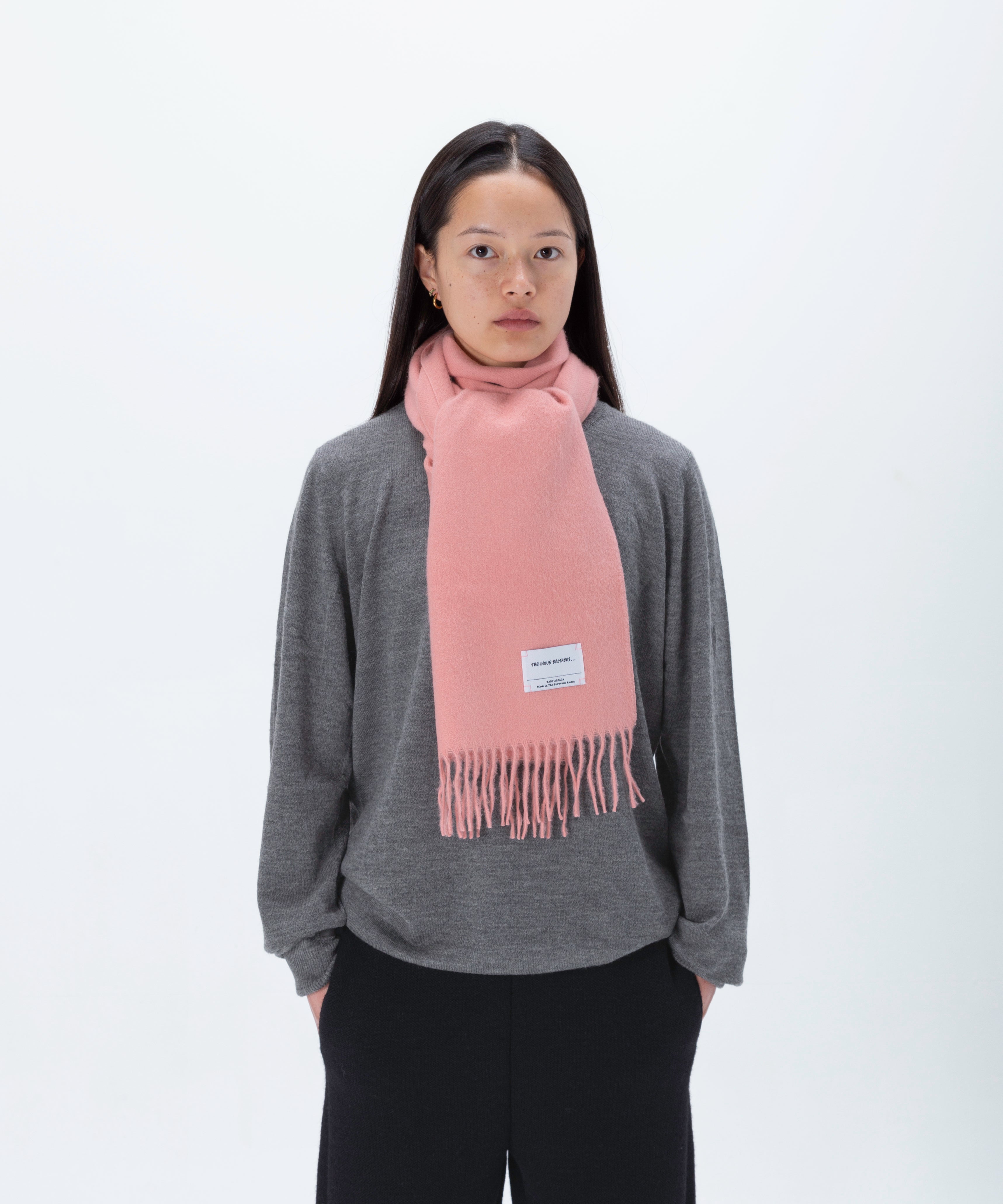【THE INOUE BROTHERS】EX Brushed Scarf アダム エ ロペ ADAM ET ROPE' 【THE INOUE BROTHERStogether with