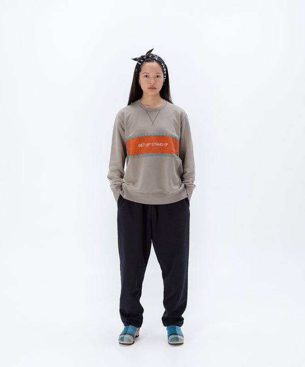 Sweatshirt / Palestinian Embroidery / GET UP STAND UP