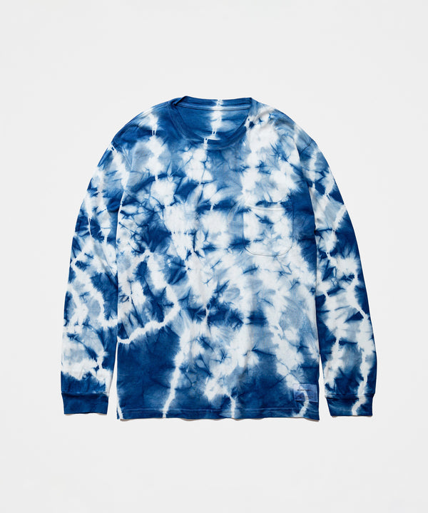 Ryukyu Aizome Pocket Long Sleeve T-Shirt