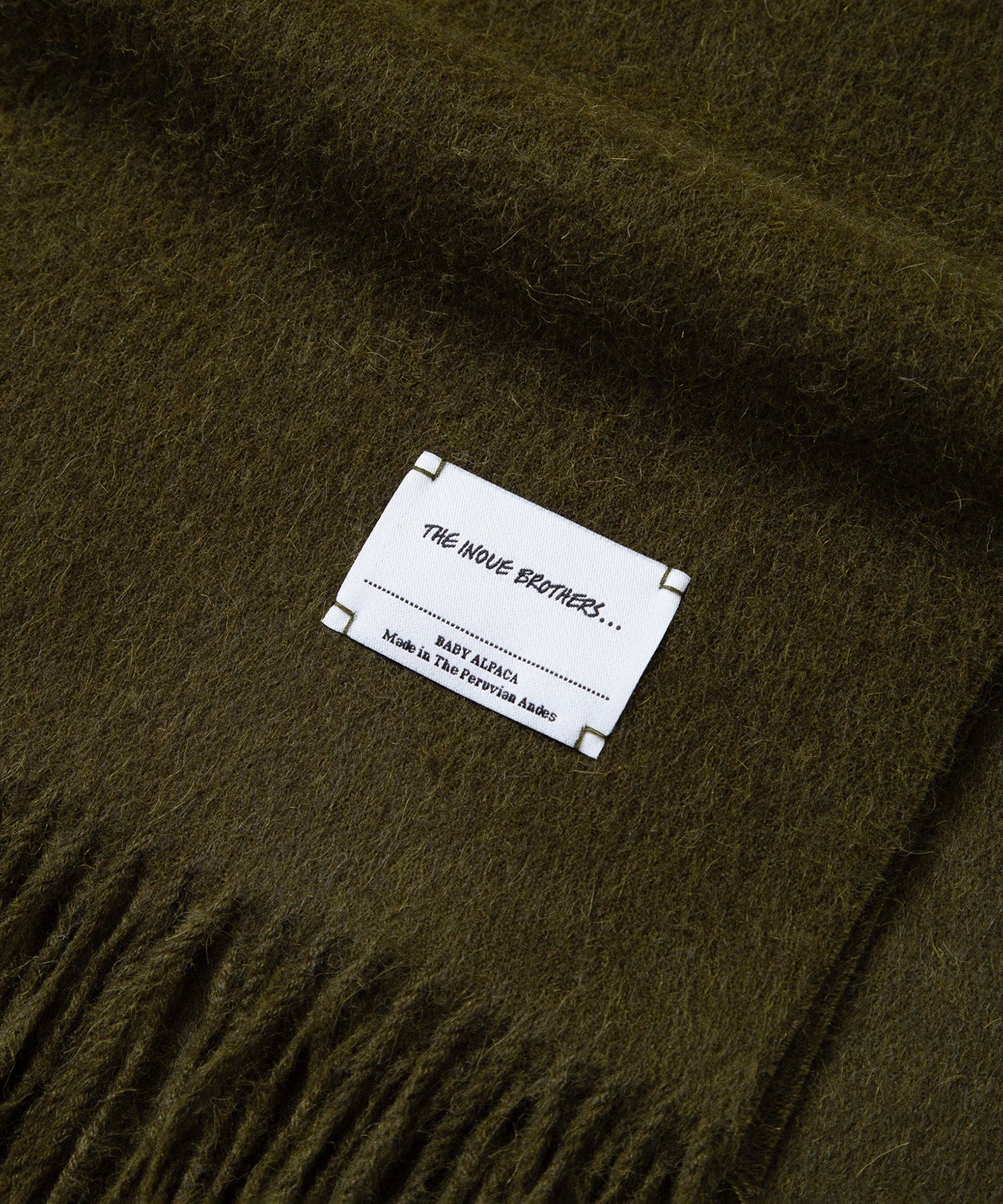 THE INOUÉ BROTHERS Brushed Scarf khaki Brushed Scarf – The Inoue Brothers