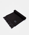Pure Black Brushed Scarf