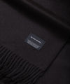 Pure Black Brushed Scarf