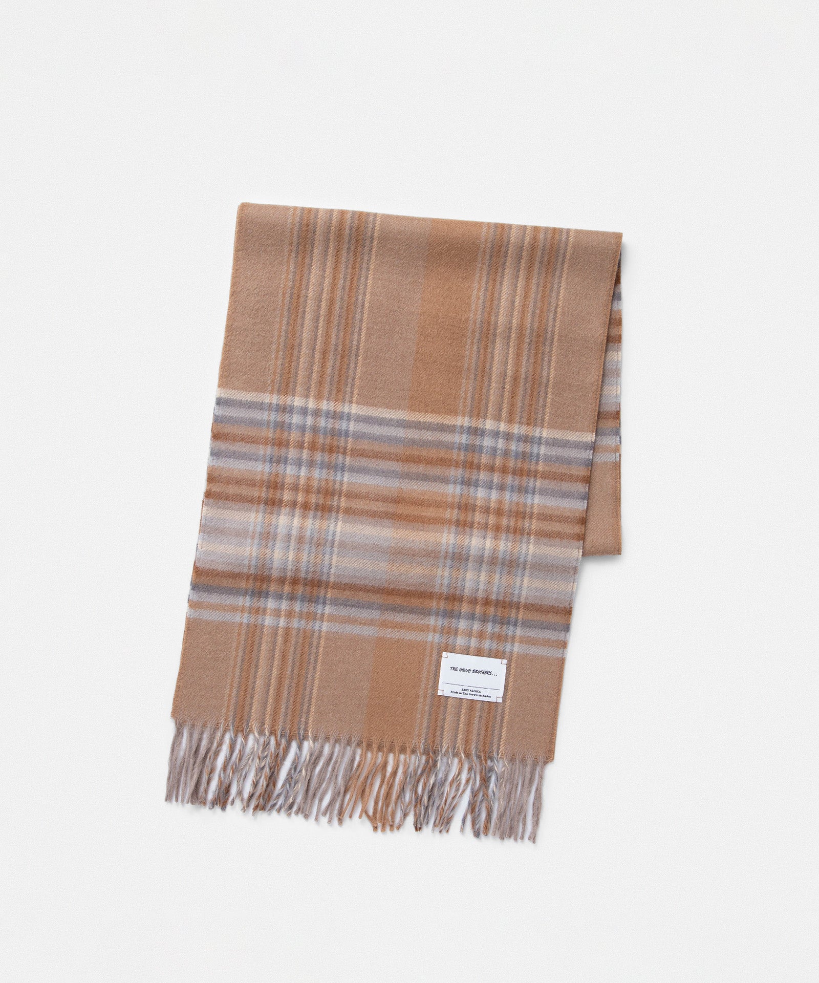 Brushed Scarf Check