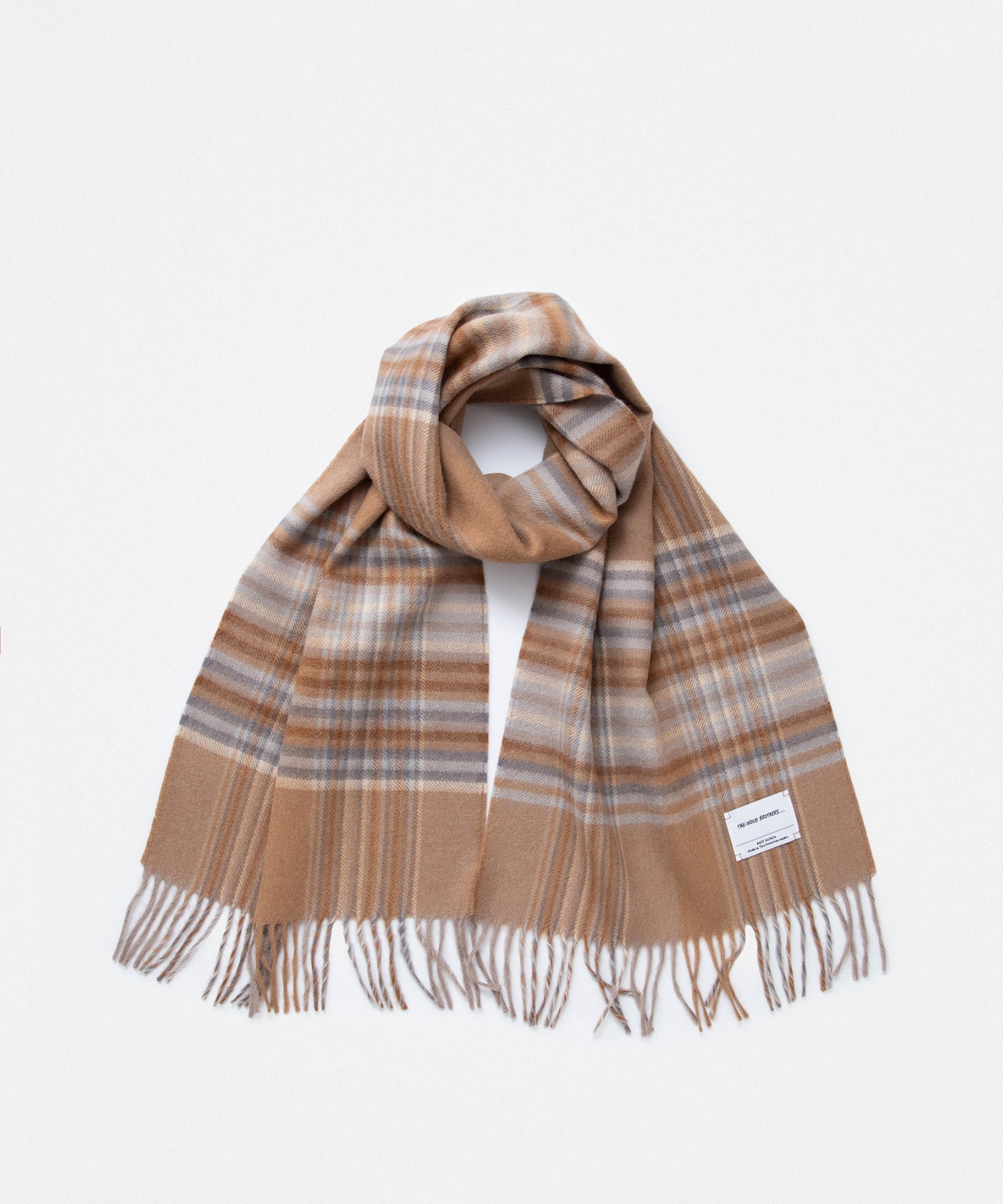 Brushed Scarf Check