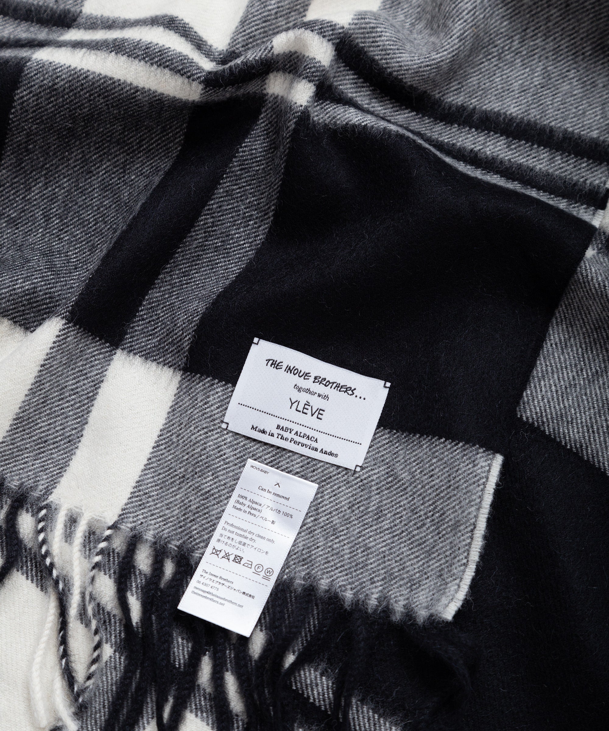 Custom Large Brushed Stole-Check