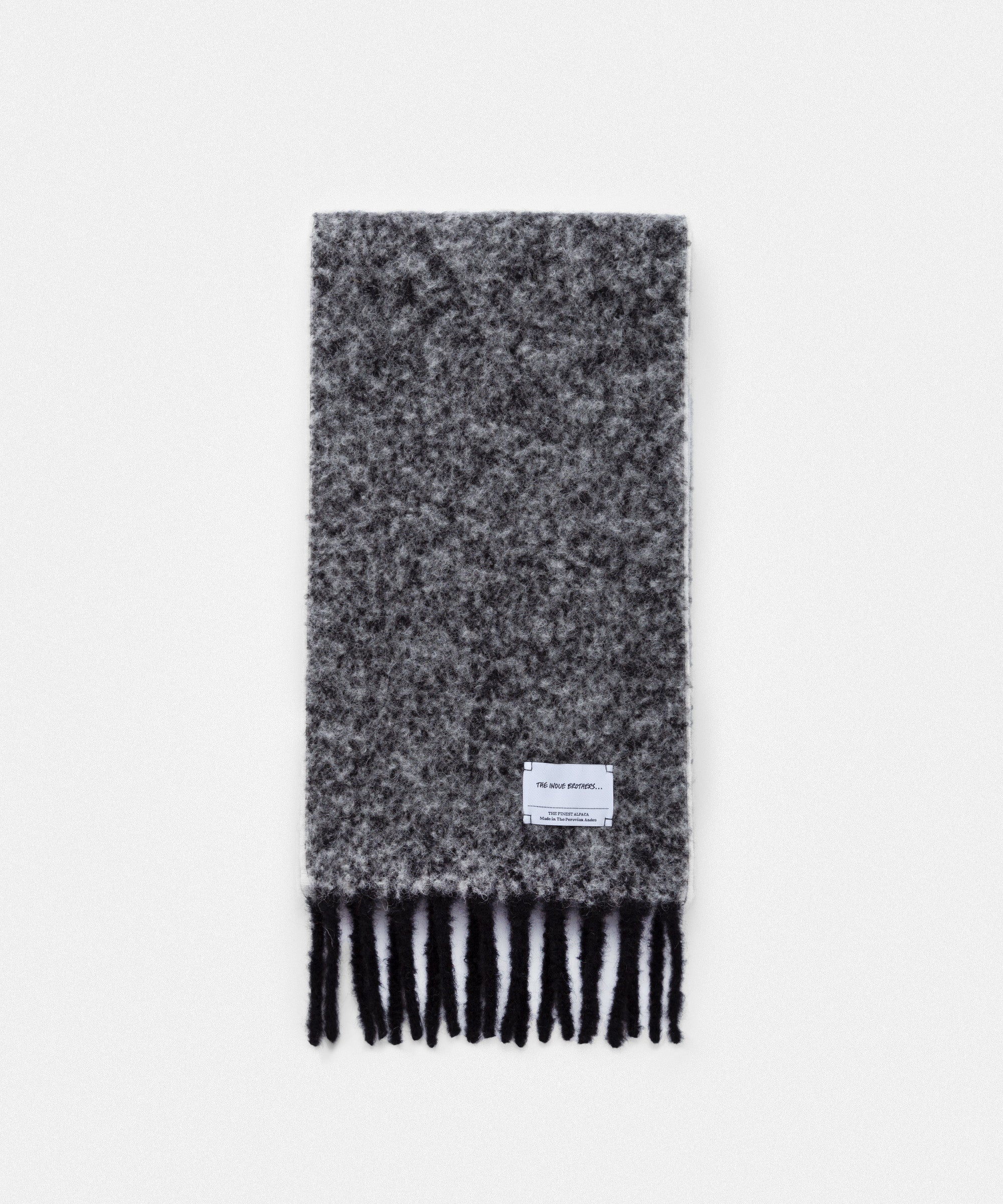 Two Colour Woolly Scarf