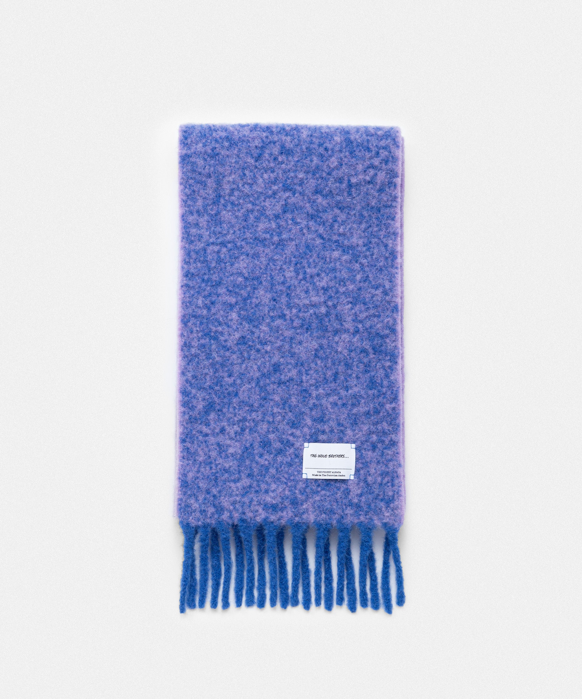 Two Colour Woolly Scarf