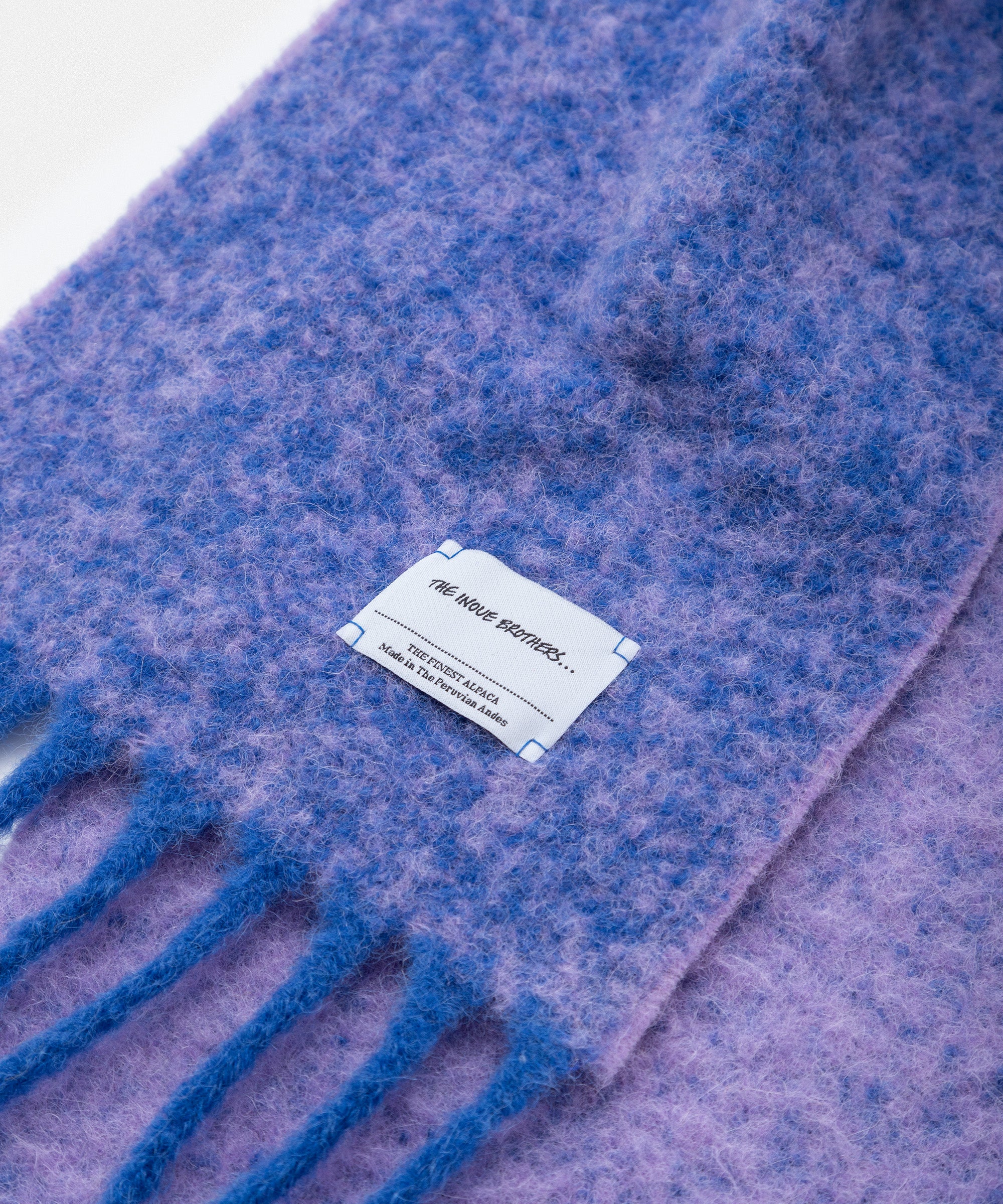 Two Colour Woolly Scarf