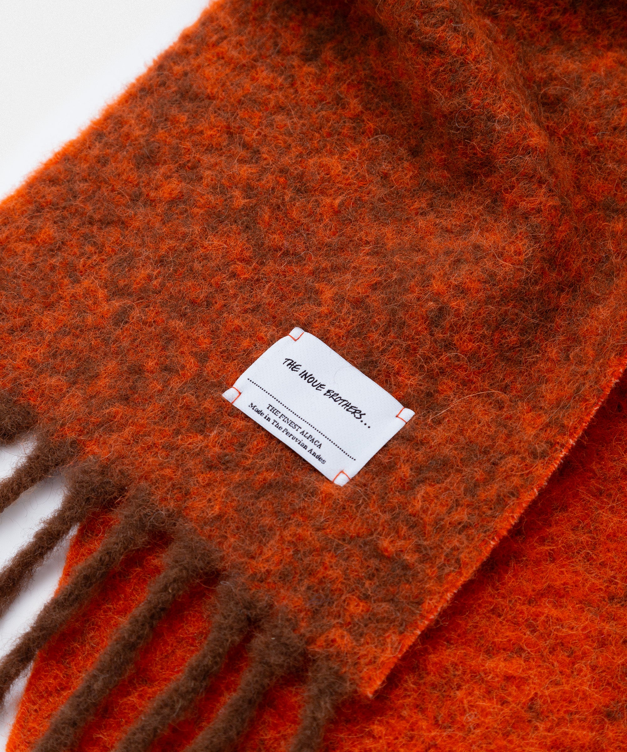 Two Colour Woolly Scarf