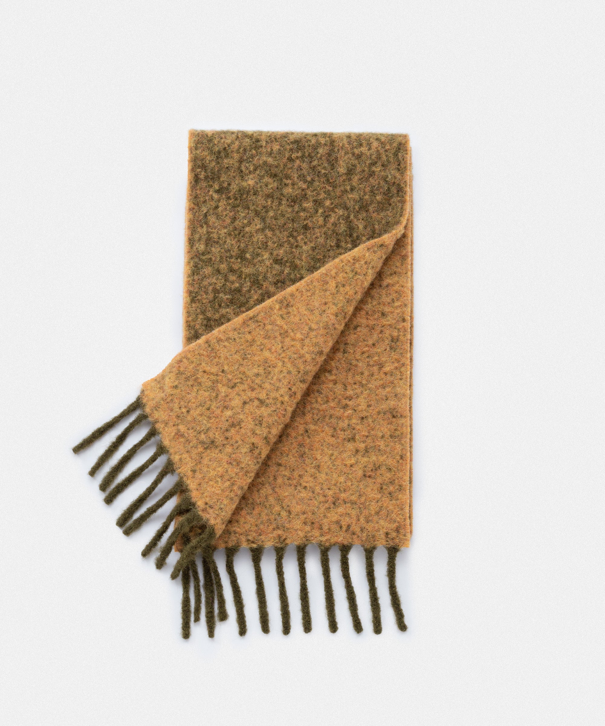 Two Colour Woolly Scarf