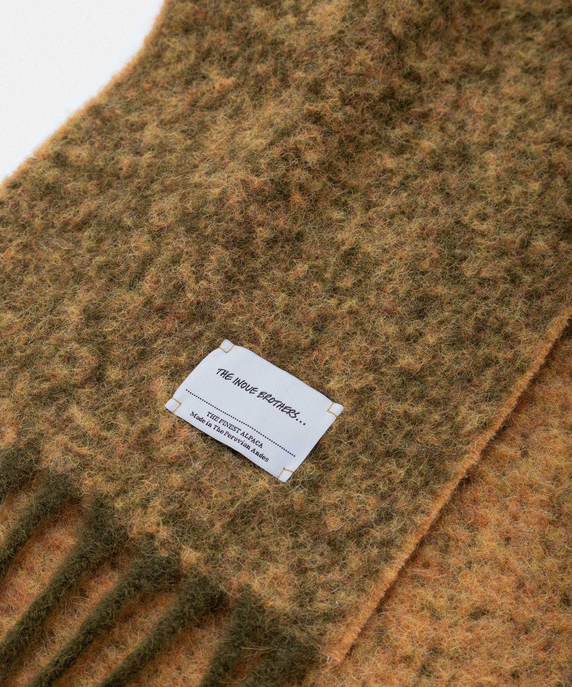 Two Colour Woolly Scarf