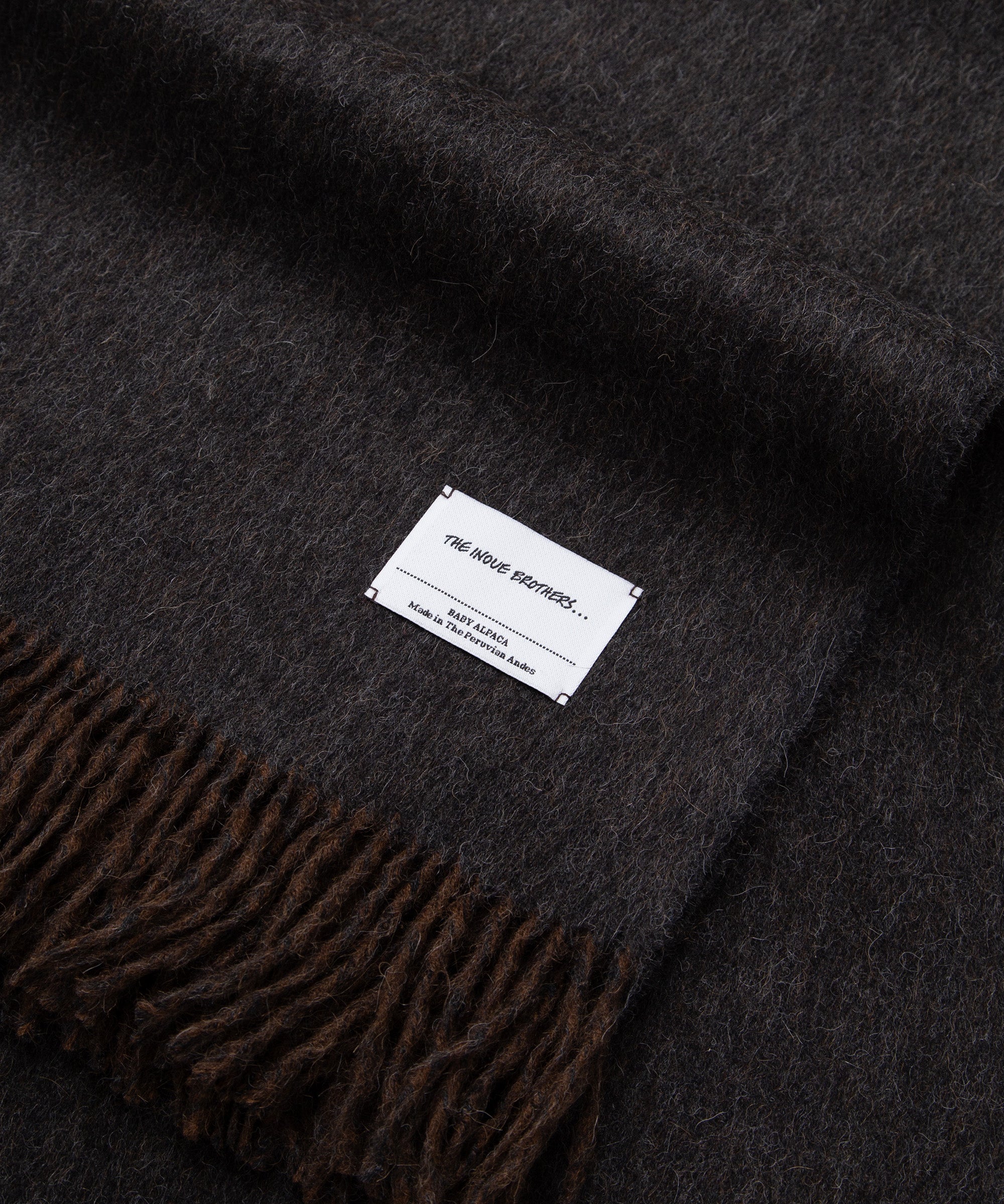 Two Colour Large Brushed Stole – The Inoue Brothers