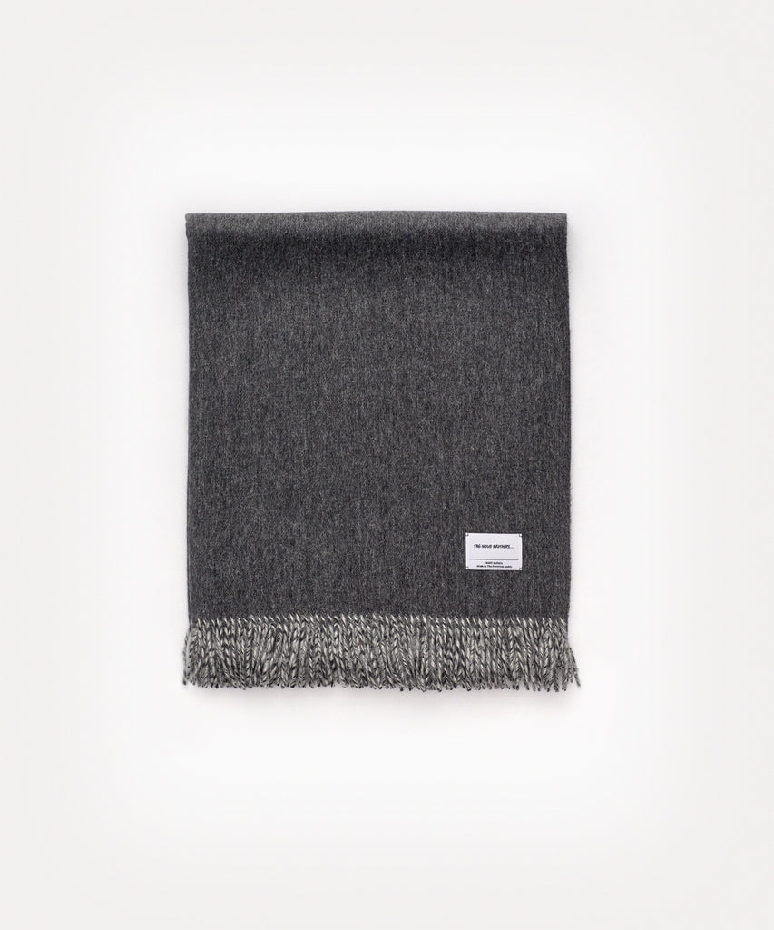 Two Colour Large Brushed Stole