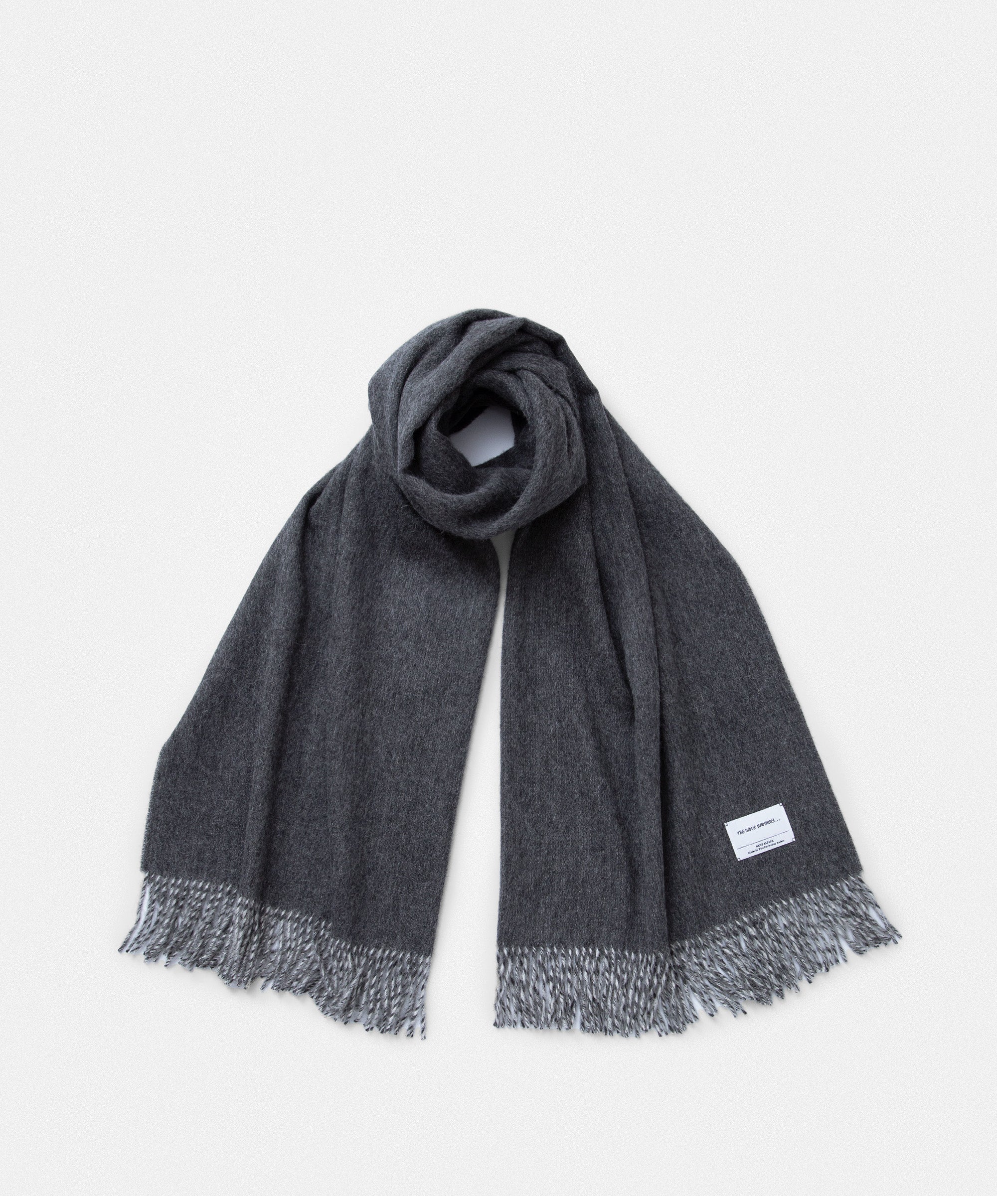 Two Colour Large Brushed Stole