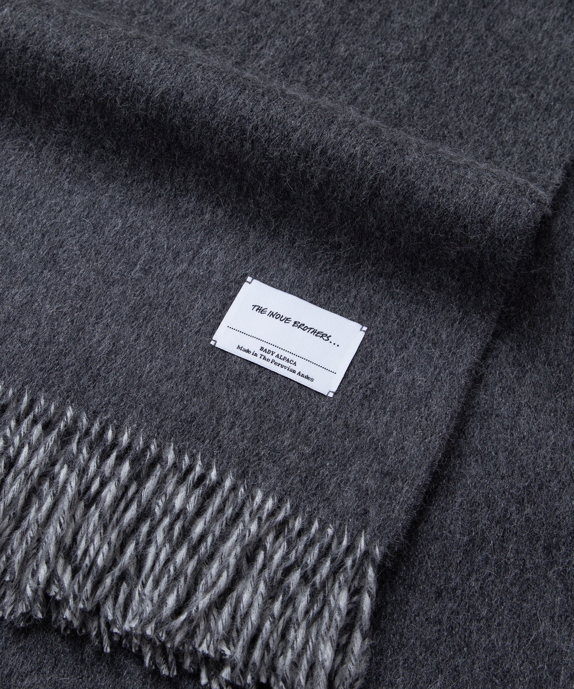 Two Colour Large Brushed Stole