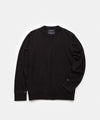 Pure Black Crewneck Sweater