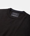 Pure Black Crewneck Sweater