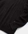 Pure Black Crewneck Sweater