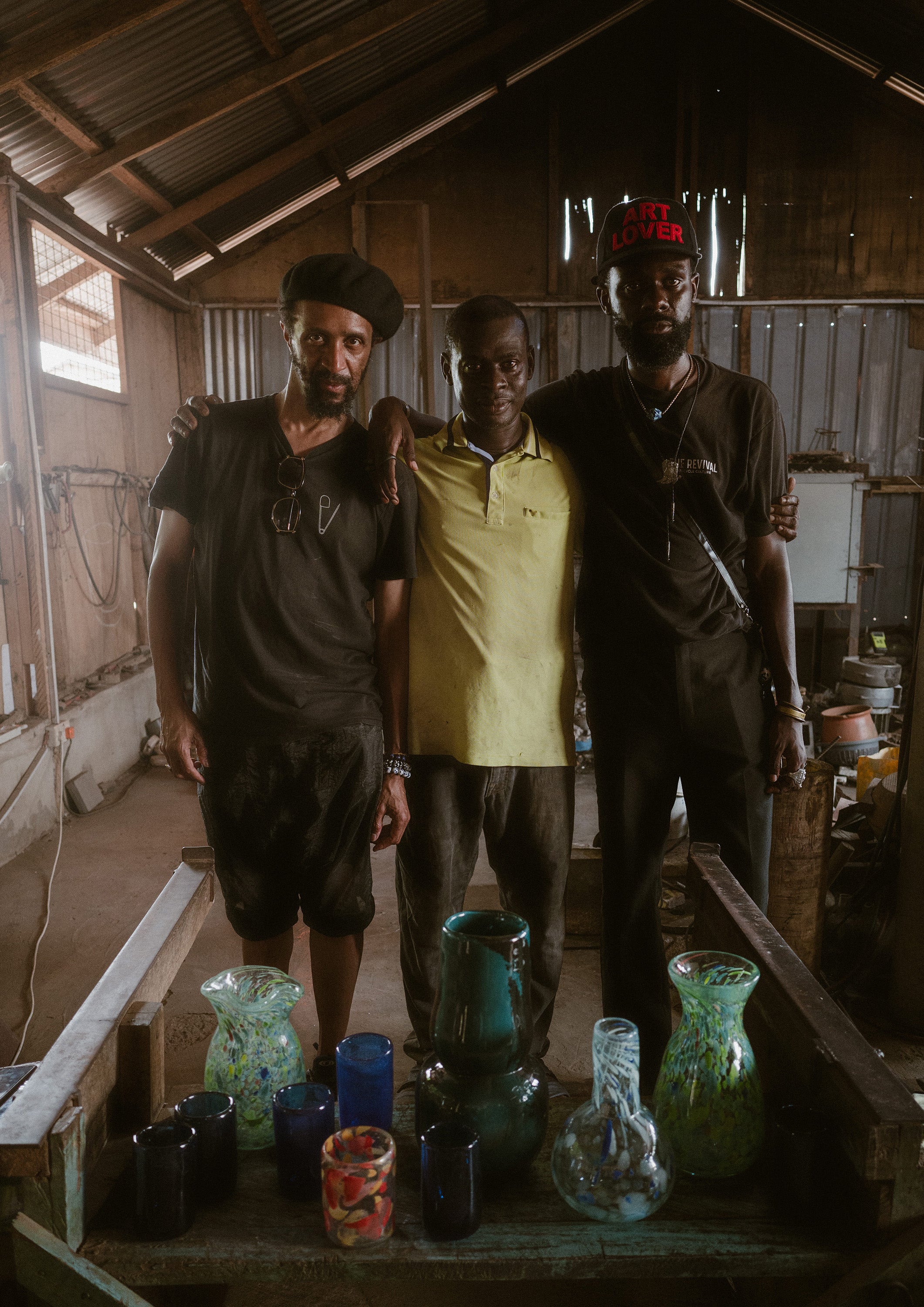 Michael’s glass art