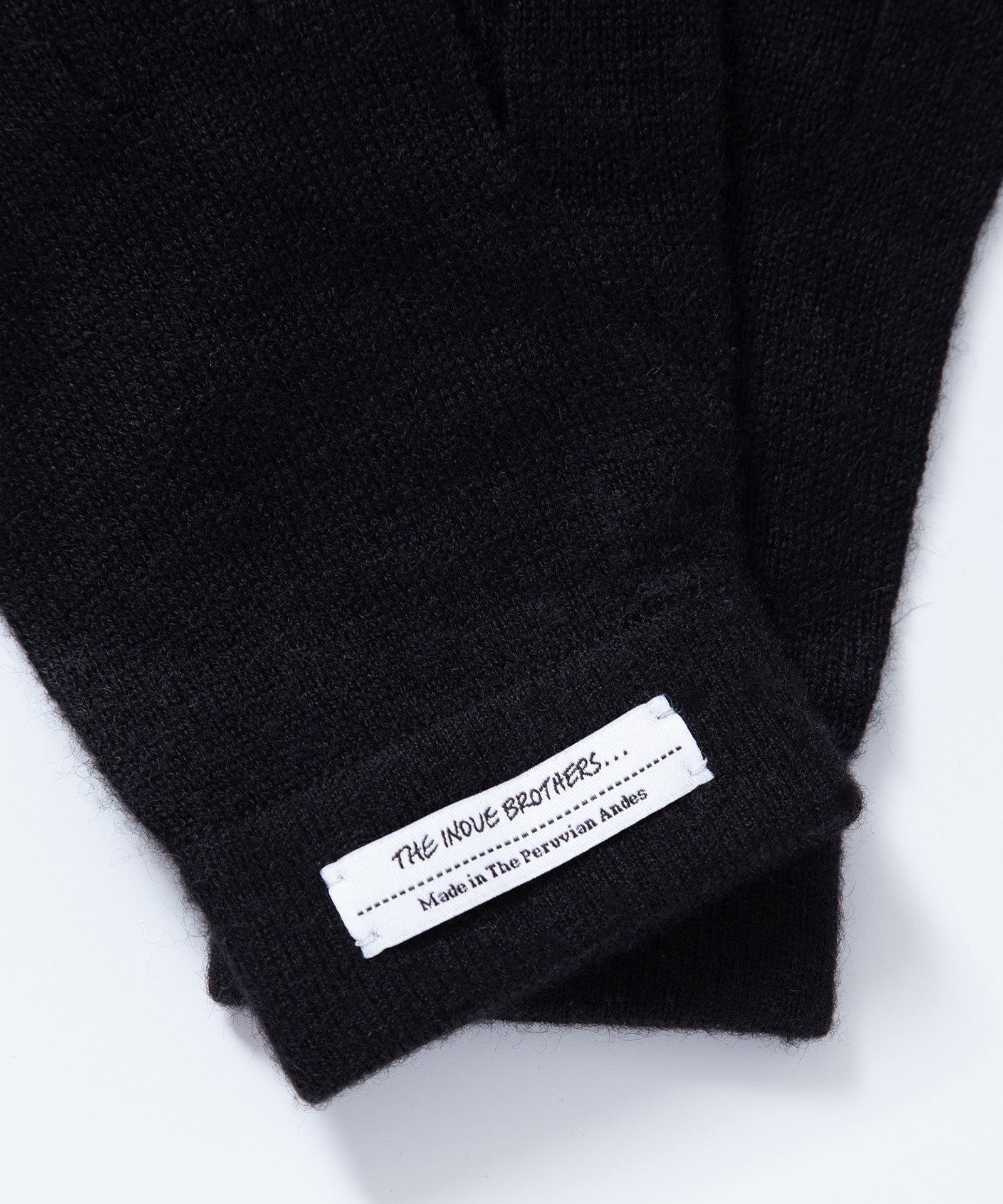 美品 THE INOUEBROTHERS アルパカ グローブ ブラック 1 The Inoue Brothers ザ・イノウエブラザーズ Gloves アルパカウール