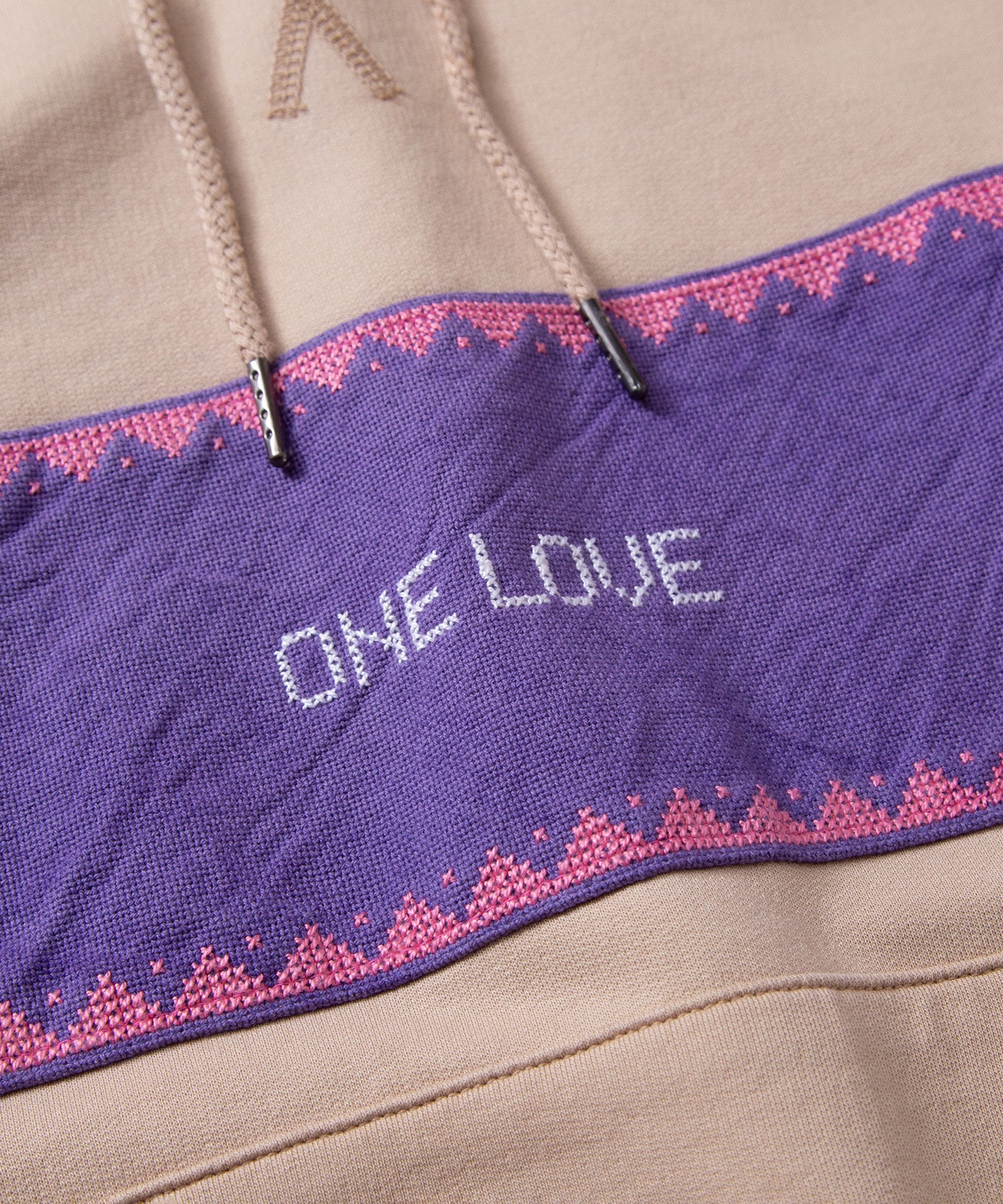 Hoodie / Palestinian Embroidery / ONE LOVE