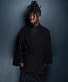 Pure Black Kimono Jacket