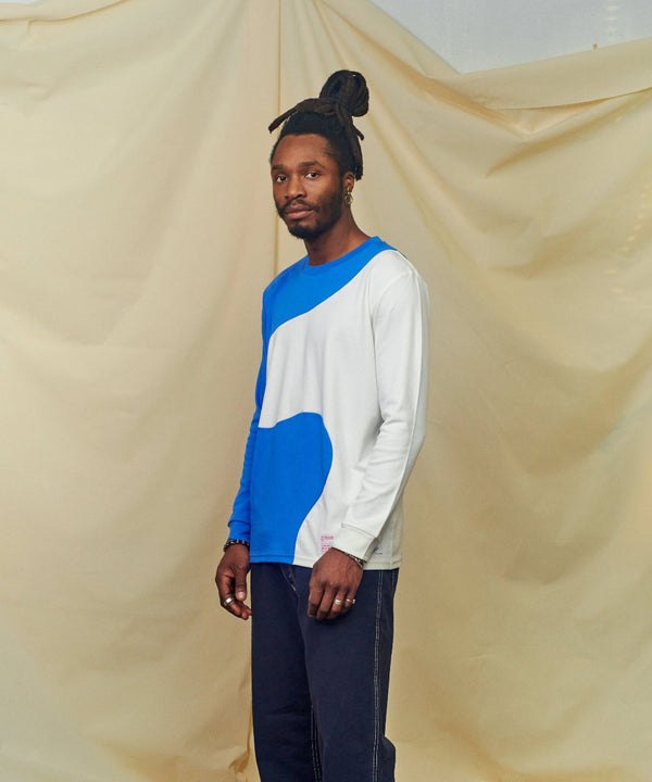 Curved Long Sleeve T-Shirt / Pure Fabrications
