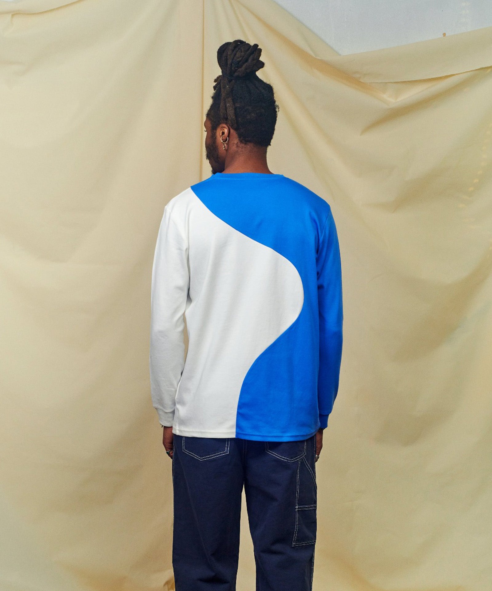 Curved Long Sleeve T-Shirt / Pure Fabrications