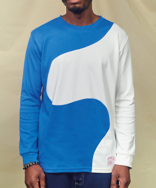 Curved Long Sleeve T-Shirt / Pure Fabrications