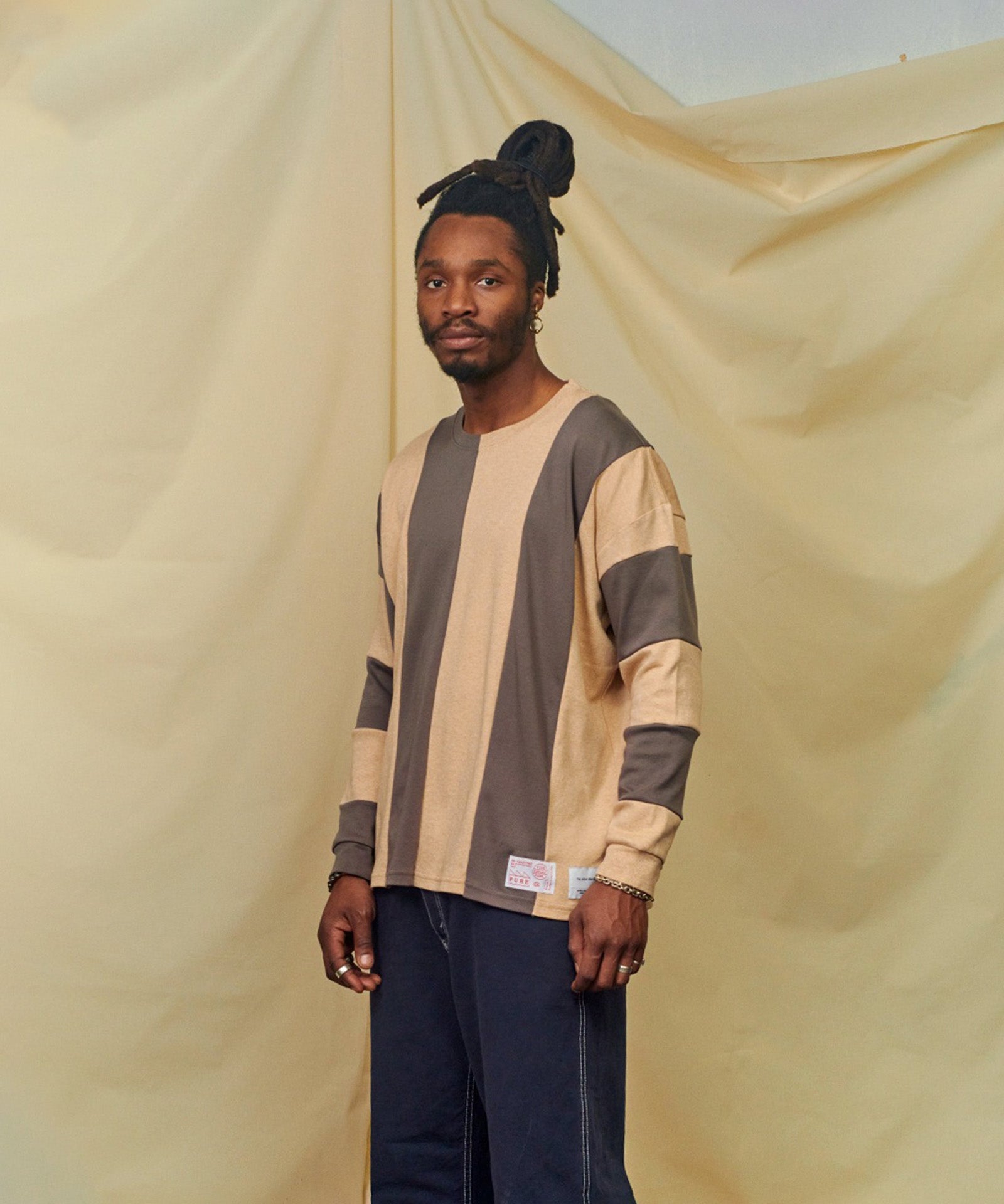 Striped Long Sleeve T-Shirt / Pure Fabrications