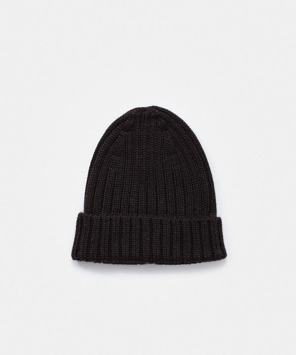 Pure Black Rib Hat