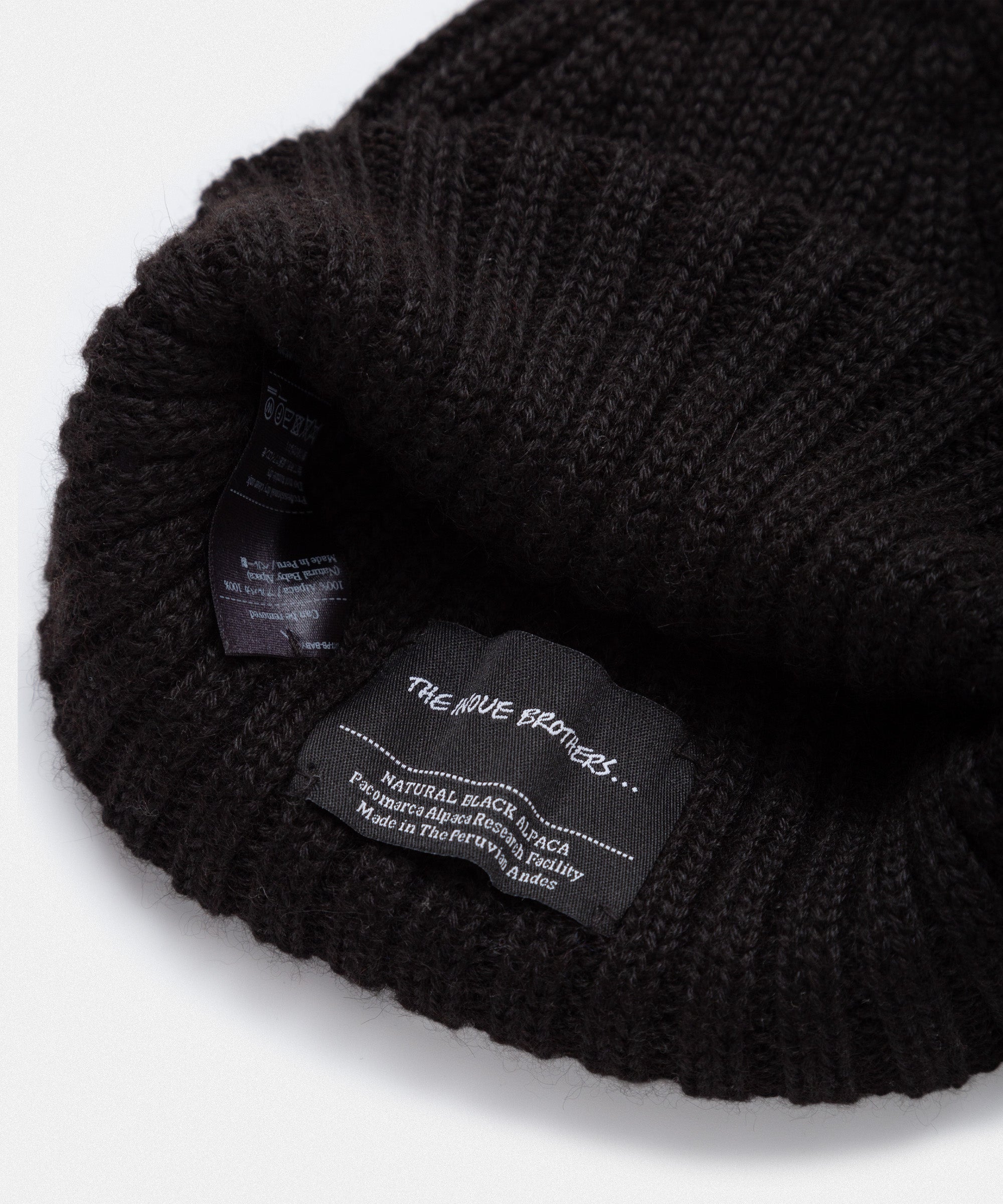 Pure Black Rib Hat