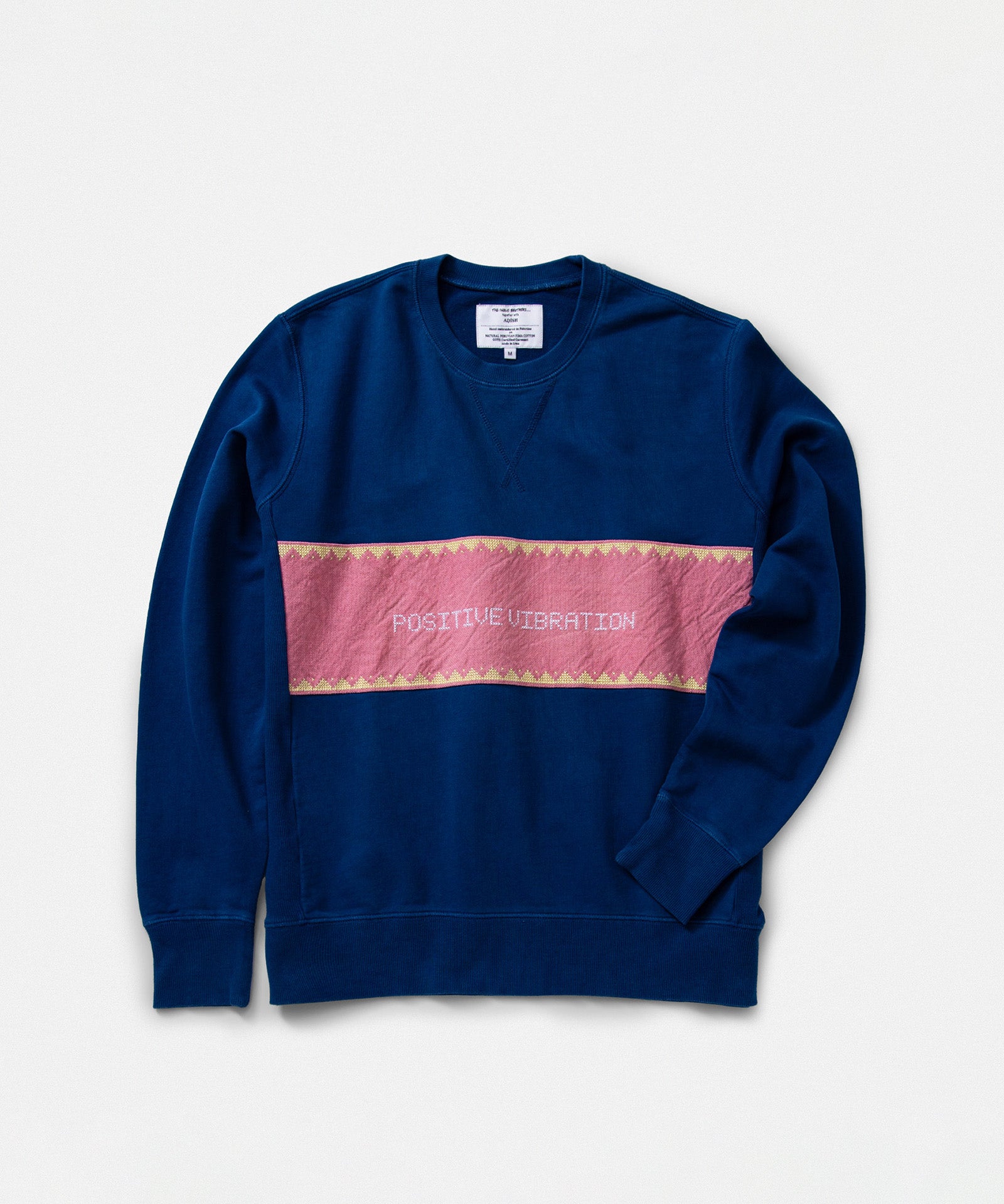 Sweatshirt / Palestinian Embroidery / POSITIVE VIBRATION