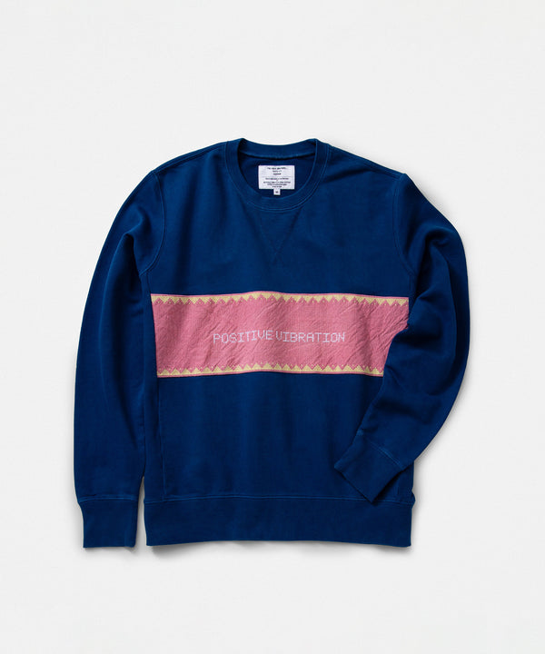 Sweatshirt / Palestinian Embroidery / POSITIVE VIBRATION