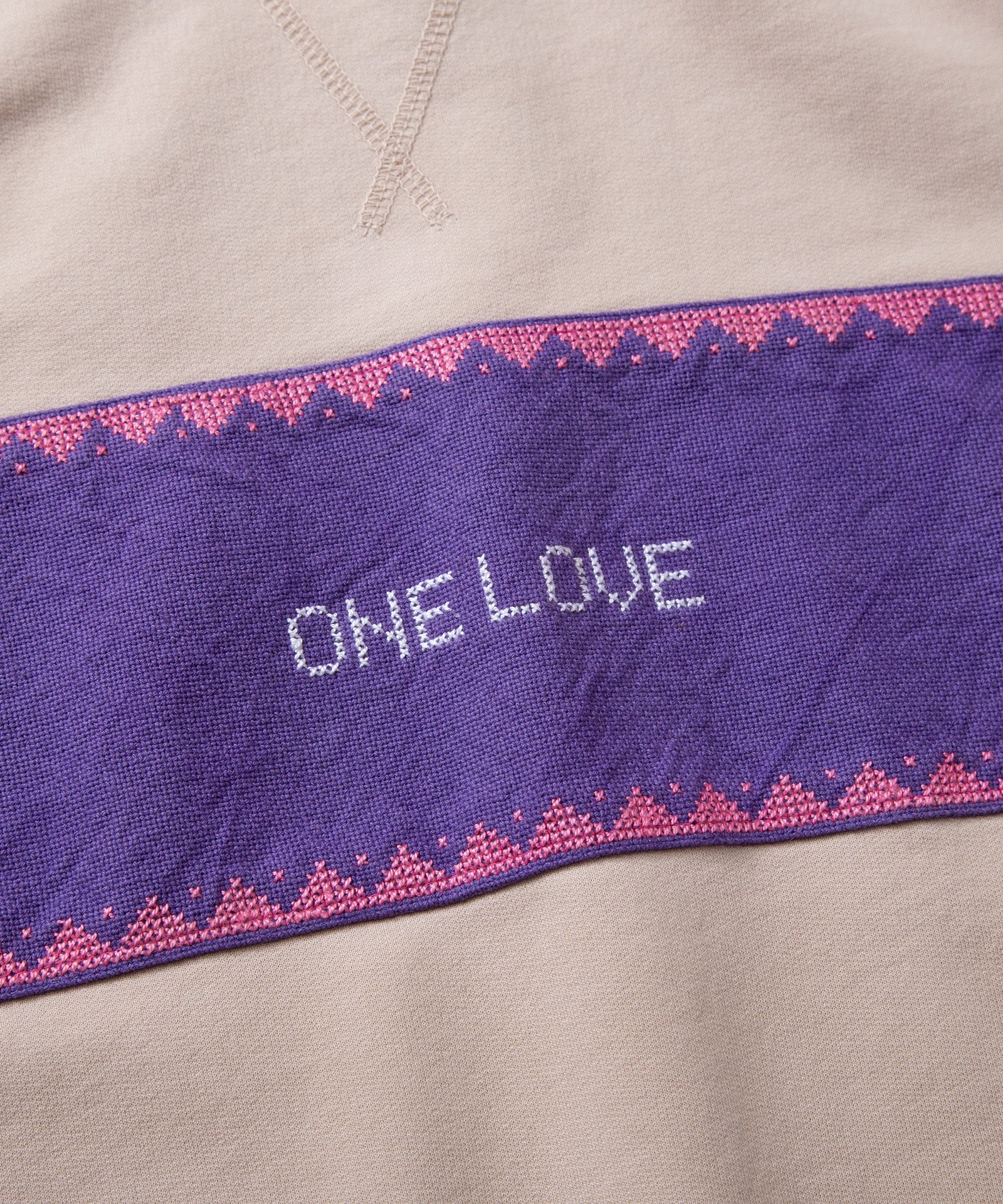 Sweatshirt / Palestinian Embroidery / ONE LOVE