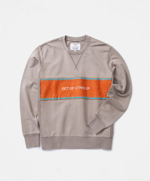 Sweatshirt / Palestinian Embroidery / GET UP STAND UP