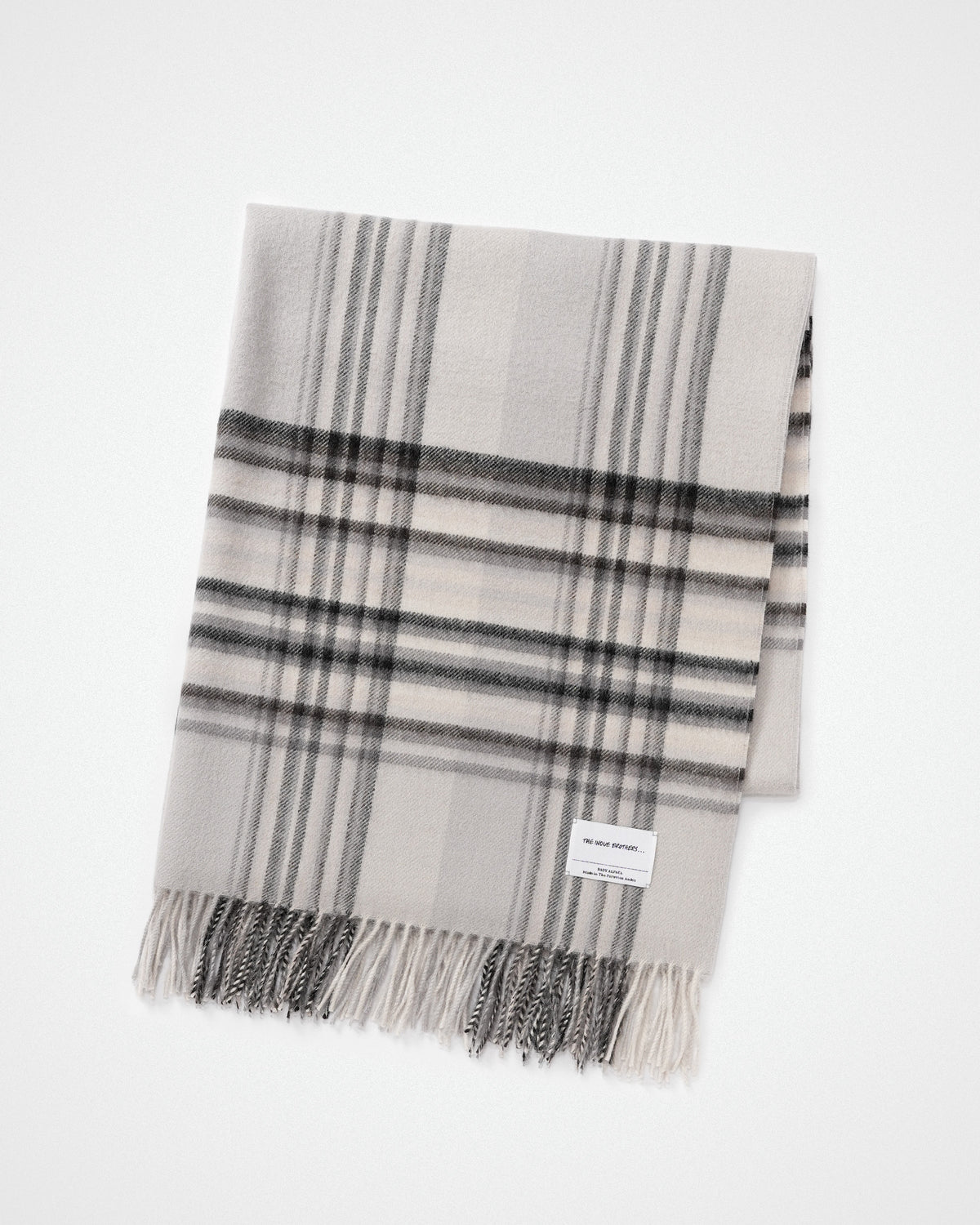 Large Brushed Stole Check