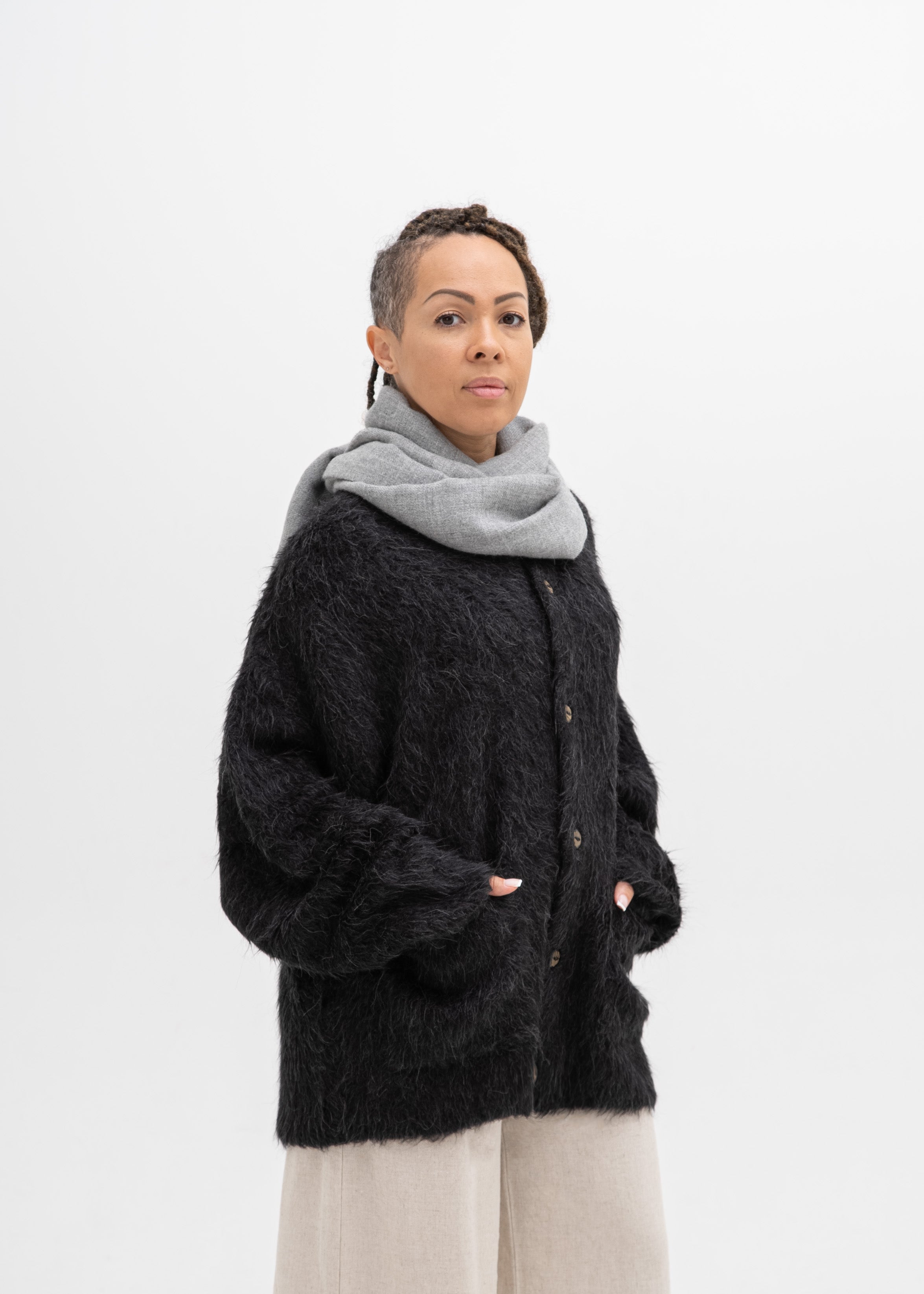 Non Brushed Large Stole