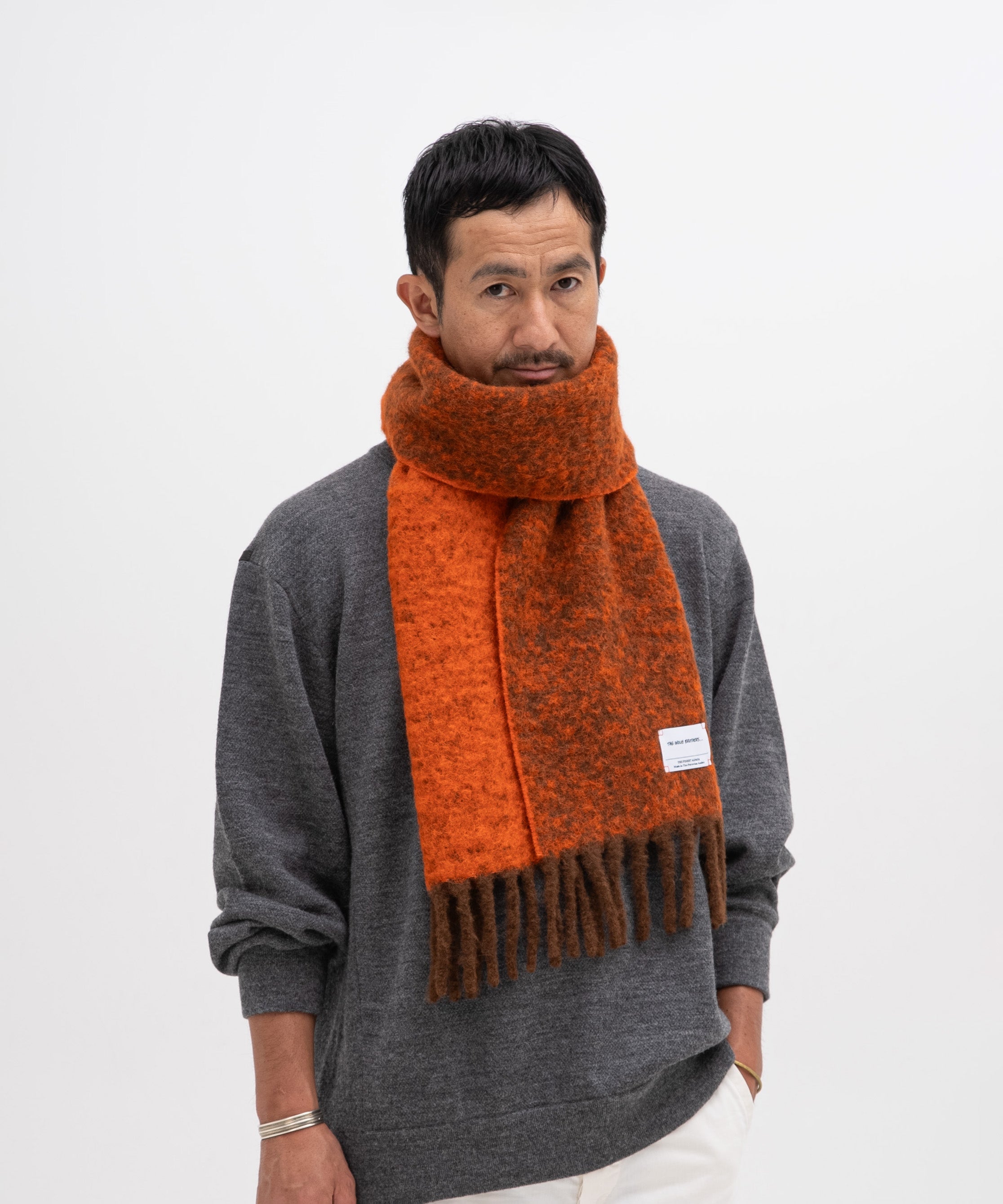 Two Colour Woolly Scarf – The Inoue Brothers