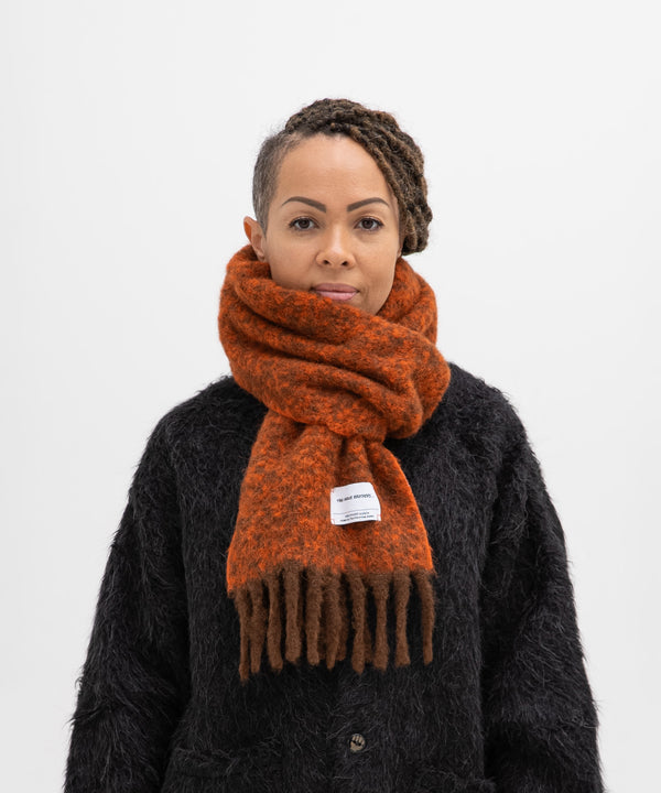 Two Colour Woolly Scarf